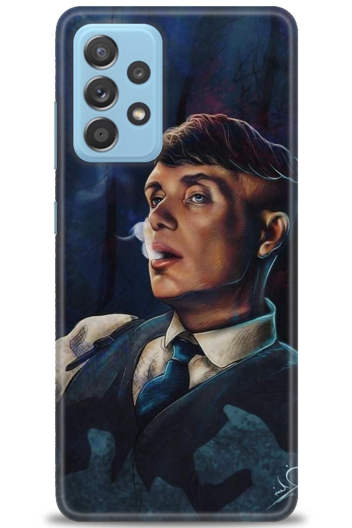 CooperTech Samsung Galaxy A72 İle Uyumlu HD Baskılı Desenli Silikon Kılıf - 641