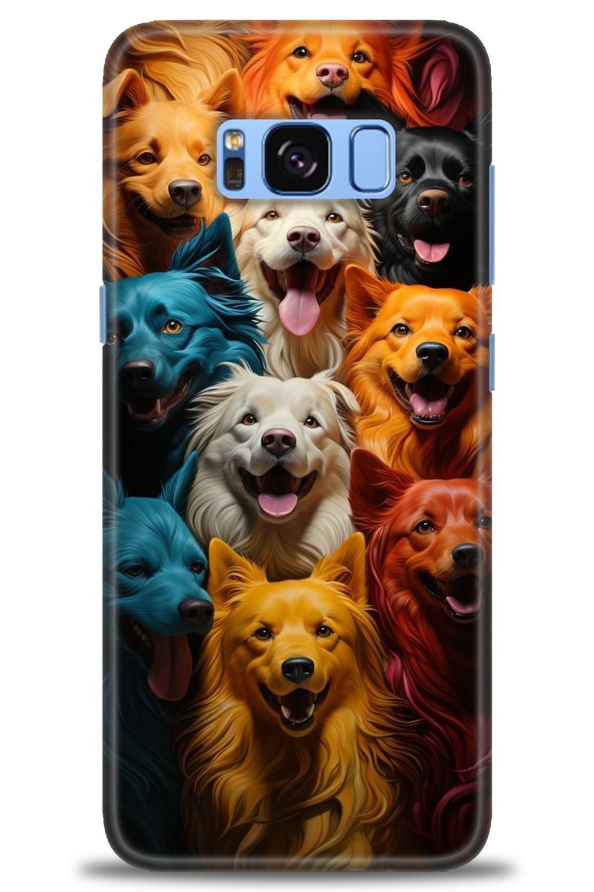 CooperTech Samsung Galaxy S8 Plus İle Uyumlu HD Baskılı Desenli Silikon Kılıf - 164