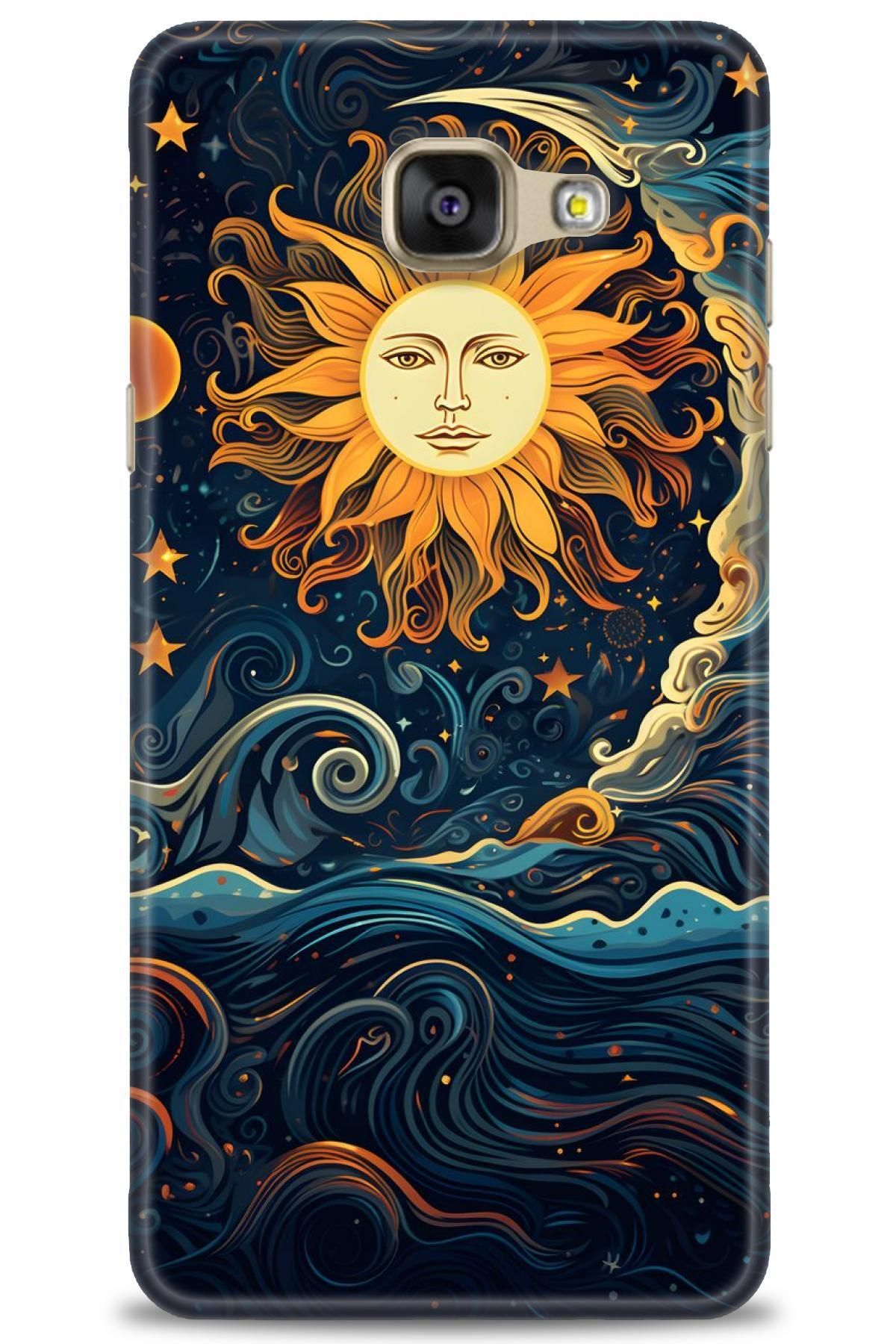 CooperTech Samsung Galaxy A3 2016 İle Uyumlu HD Baskılı Desenli Silikon Kılıf - 498