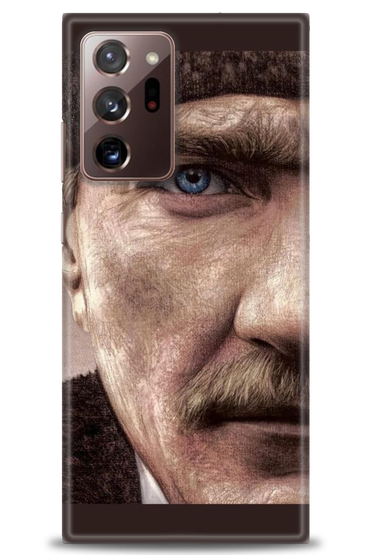 CooperTech Samsung Galaxy Note 20 Ultra İle Uyumlu HD Baskılı Desenli Silikon Kılıf - 786