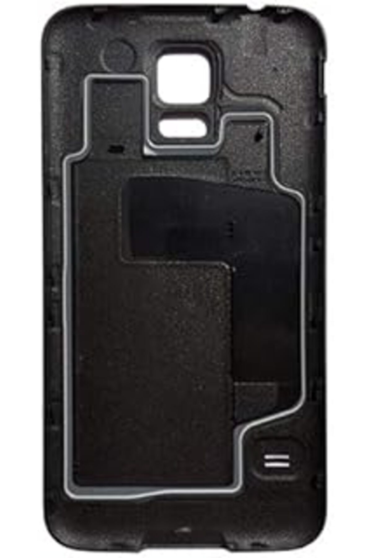 Qedii Samsung Galaxy S5 Arka Kapak Batarya Pil Kapağı Siyah Ef-Og900S