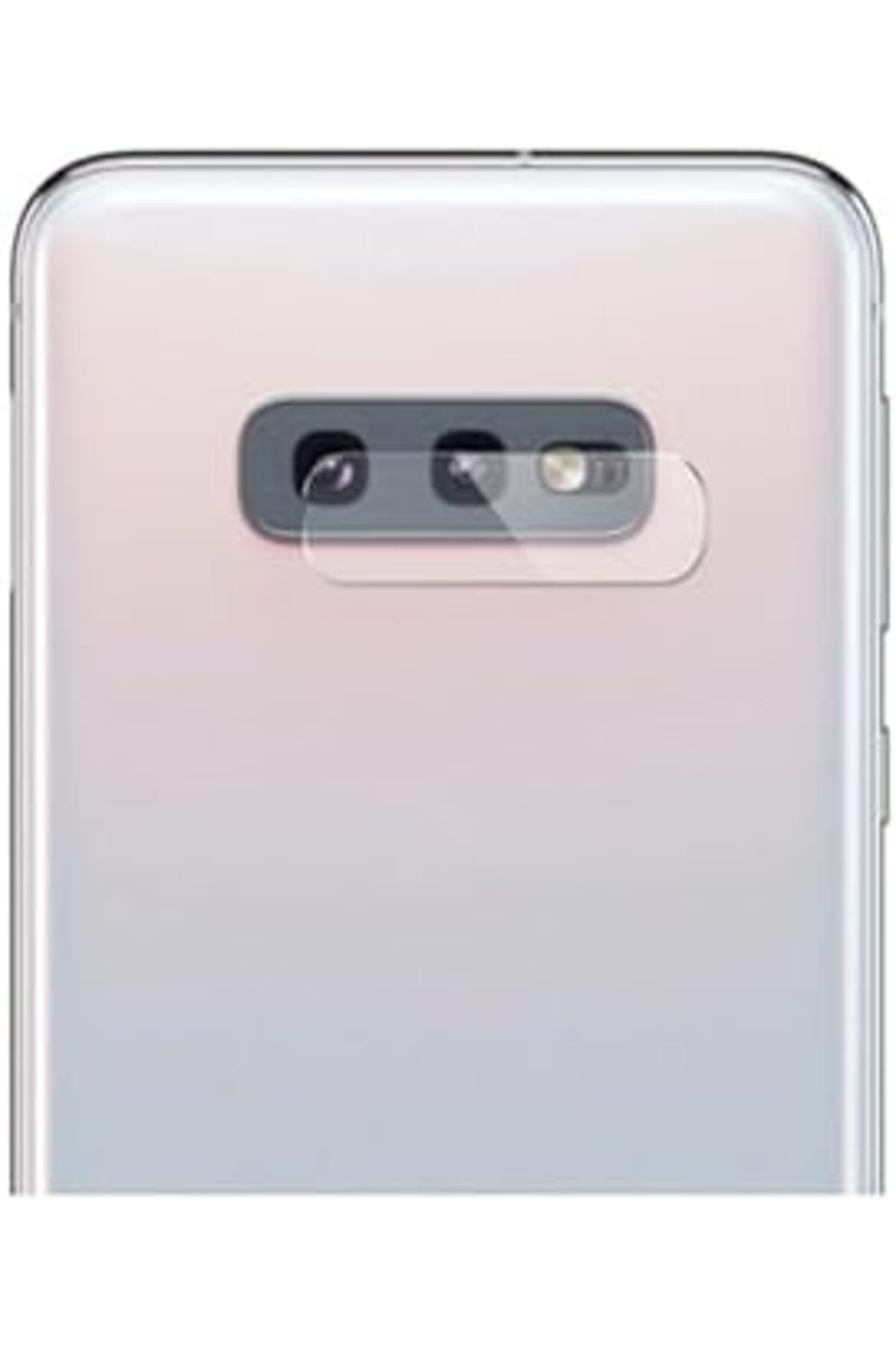 Qedii Samsung Galaxy S10E Uyumlu Kamera Koruyucu Cam (Şeffaf)