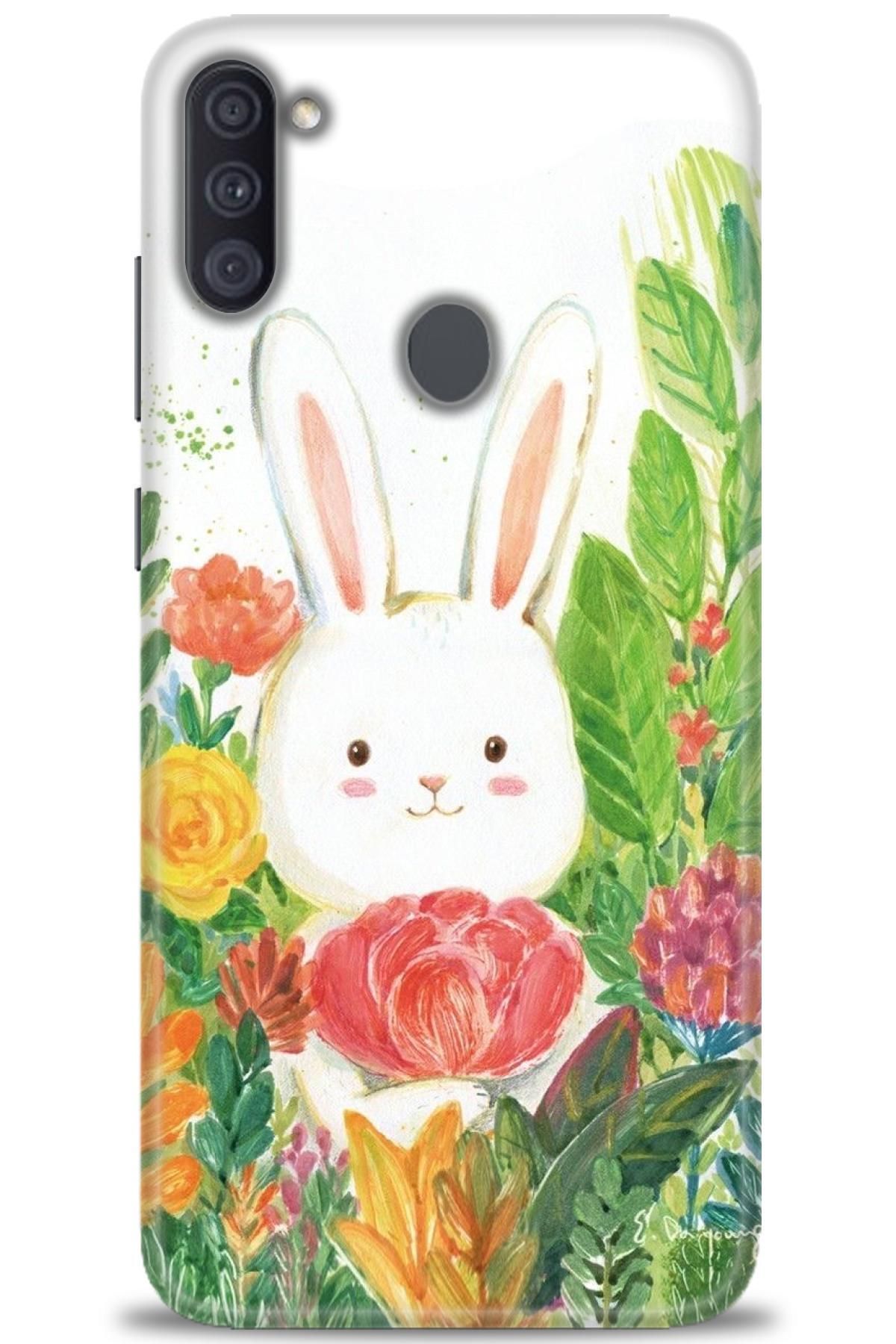 CooperTech Samsung Galaxy A11 İle Uyumlu HD Baskılı Desenli Silikon Kılıf - 93