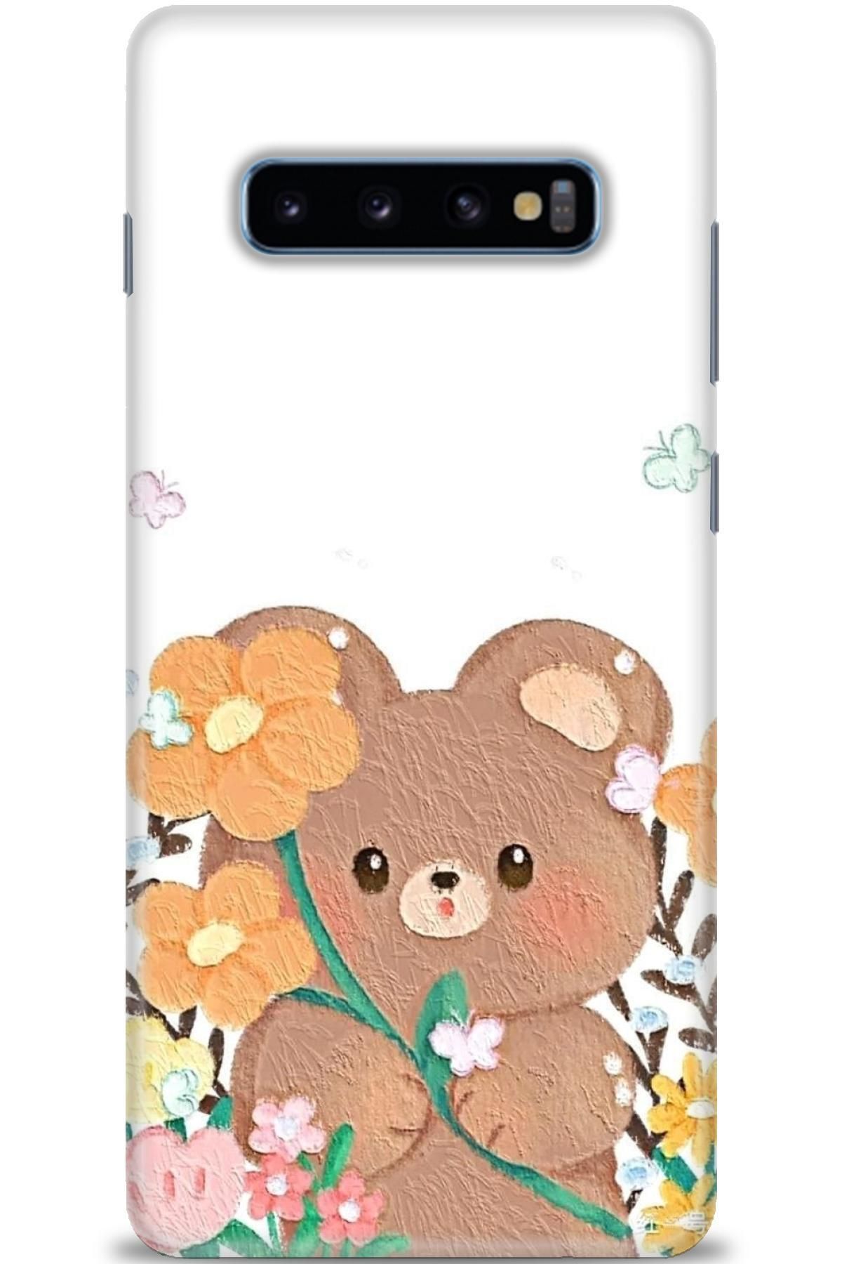 CooperTech Samsung Galaxy S10 Plus İle Uyumlu HD Baskılı Desenli Silikon Kılıf - 678