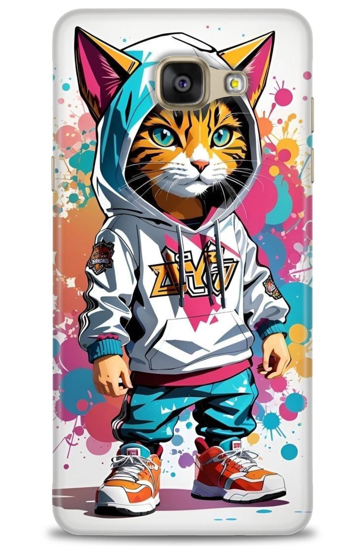 CooperTech Samsung Galaxy A3 2017 İle Uyumlu HD Baskılı Desenli Silikon Kılıf - 362