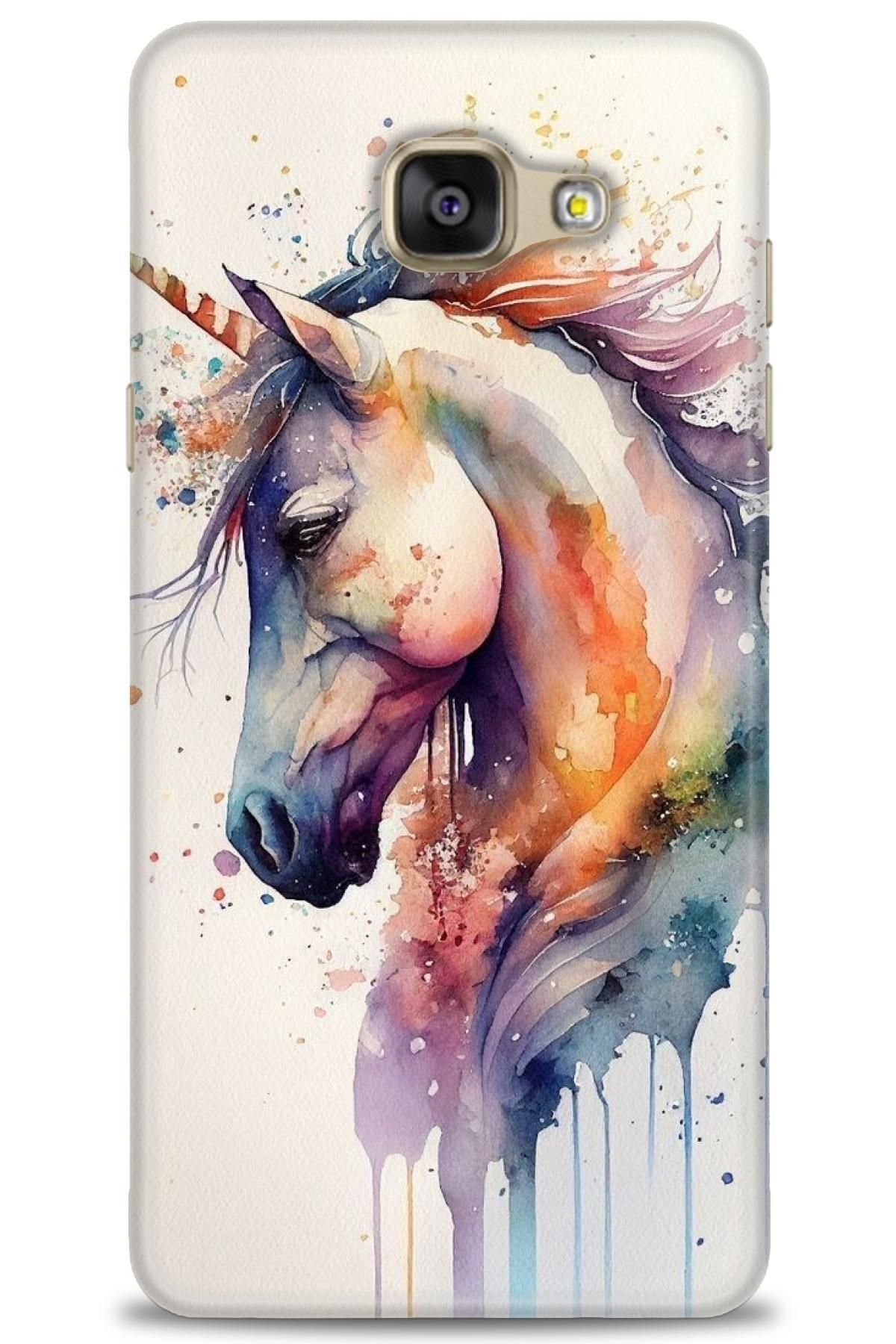 CooperTech Samsung Galaxy A3 2017 İle Uyumlu HD Baskılı Desenli Silikon Kılıf - 110