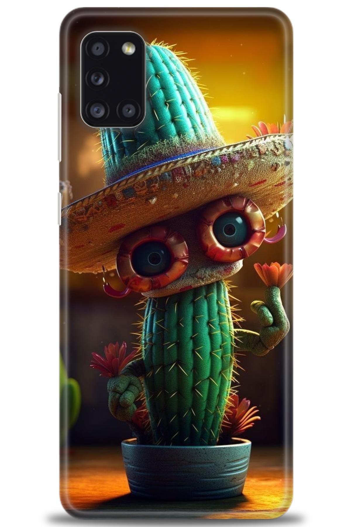 CooperTech Samsung Galaxy A31 İle Uyumlu HD Baskılı Desenli Silikon Kılıf - 489