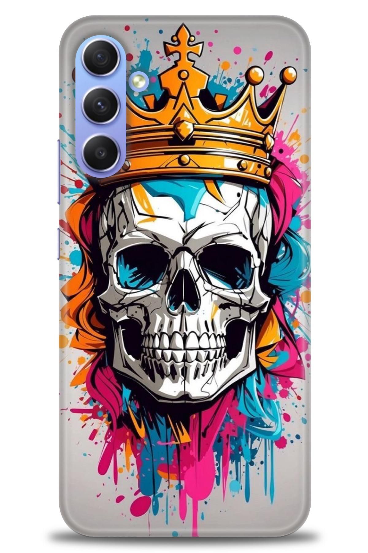 CooperTech Samsung Galaxy A34 İle Uyumlu HD Baskılı Desenli Silikon Kılıf - 993