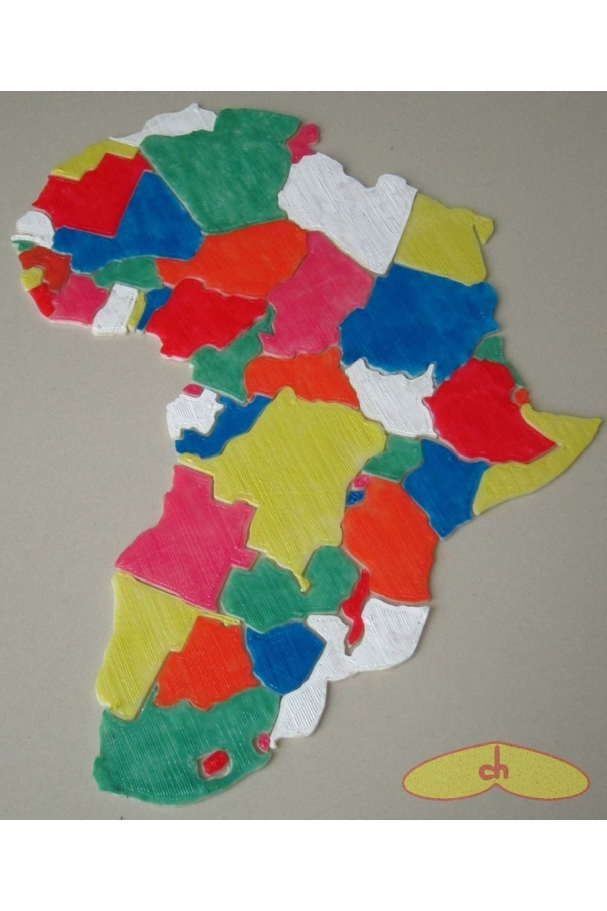 Vision Craft Afrika haritası bulmaca