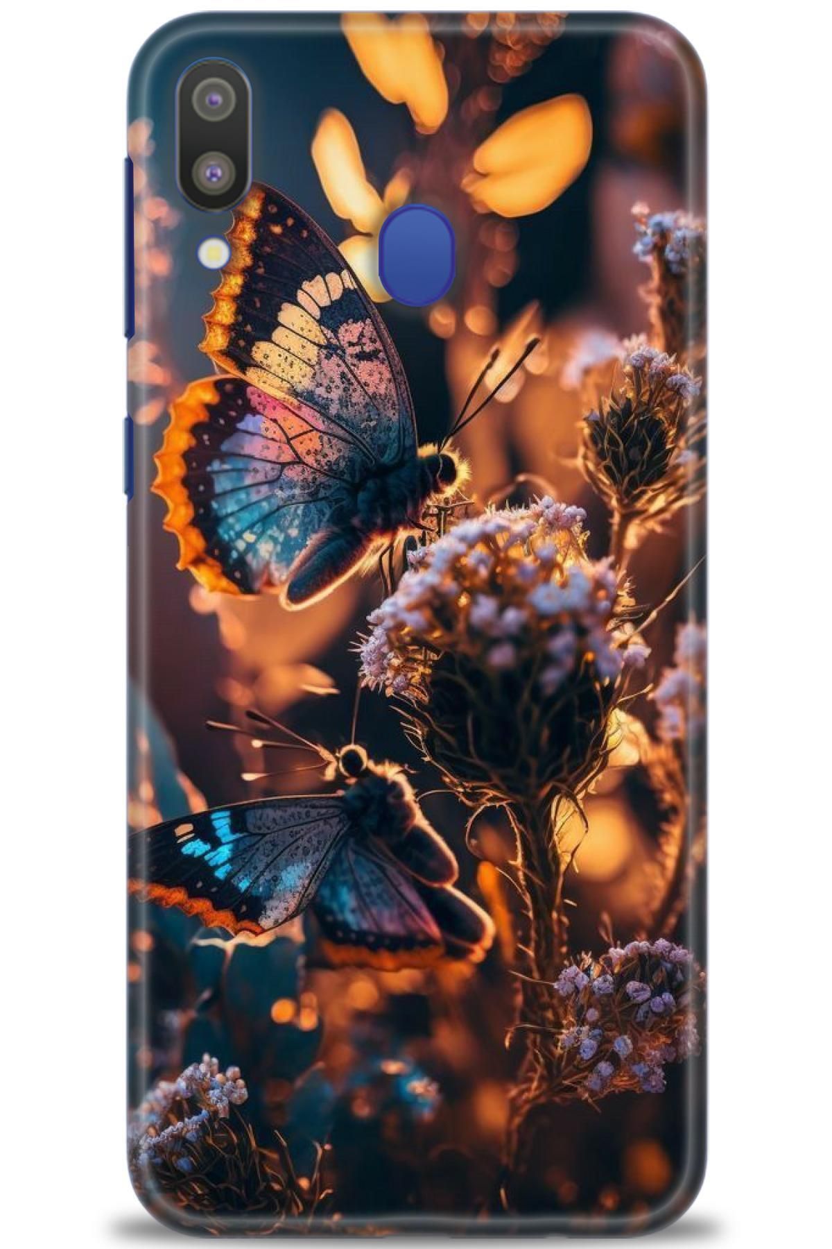 CooperTech Samsung Galaxy M20 İle Uyumlu HD Baskılı Desenli Silikon Kılıf - 696