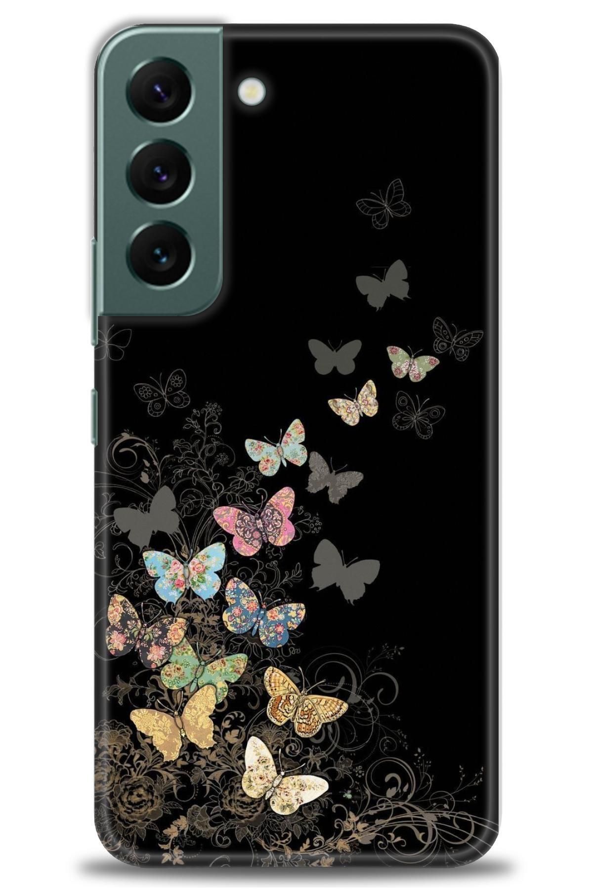 CooperTech Samsung Galaxy S22 İle Uyumlu HD Baskılı Desenli Silikon Kılıf - 524