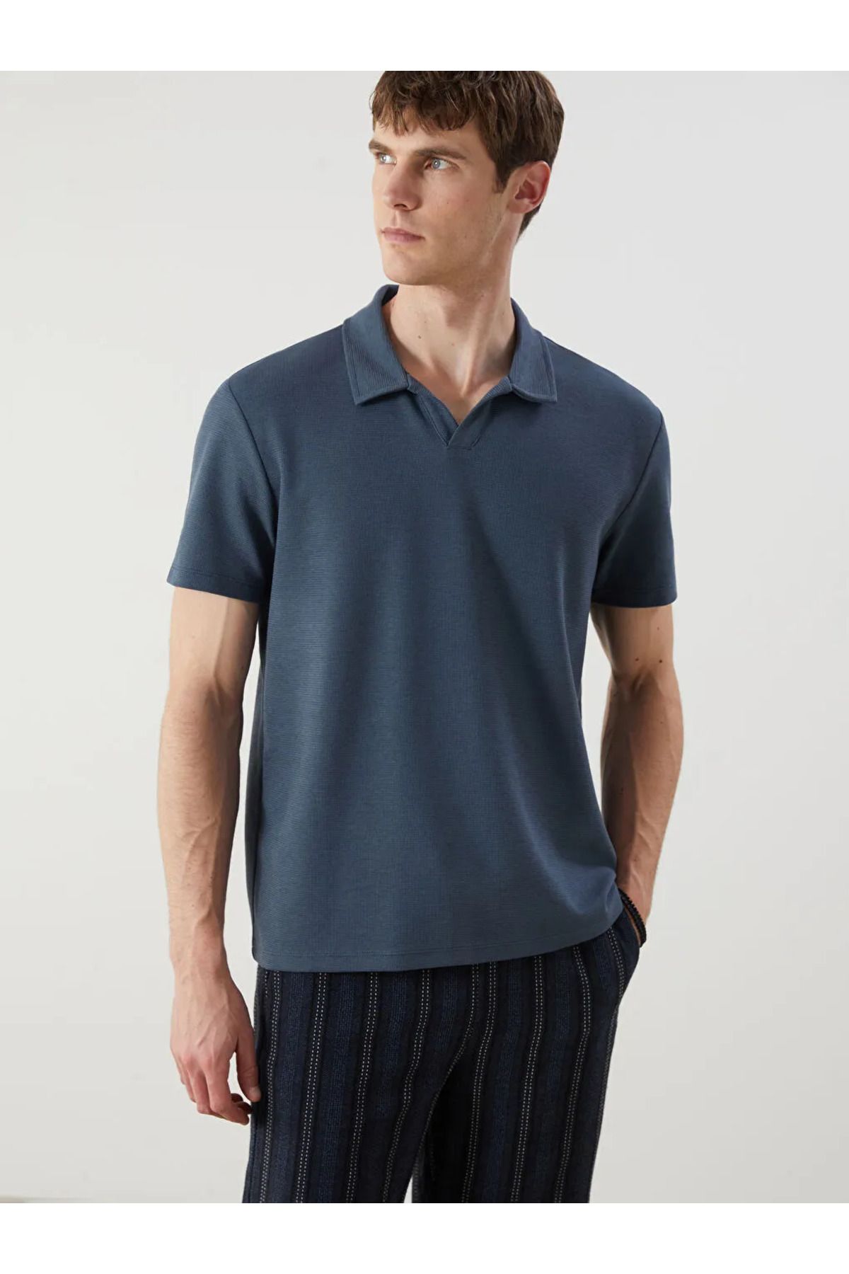 LC Waikiki LCW Vision Petrol Polo Yaka Pike Erkek Tişört