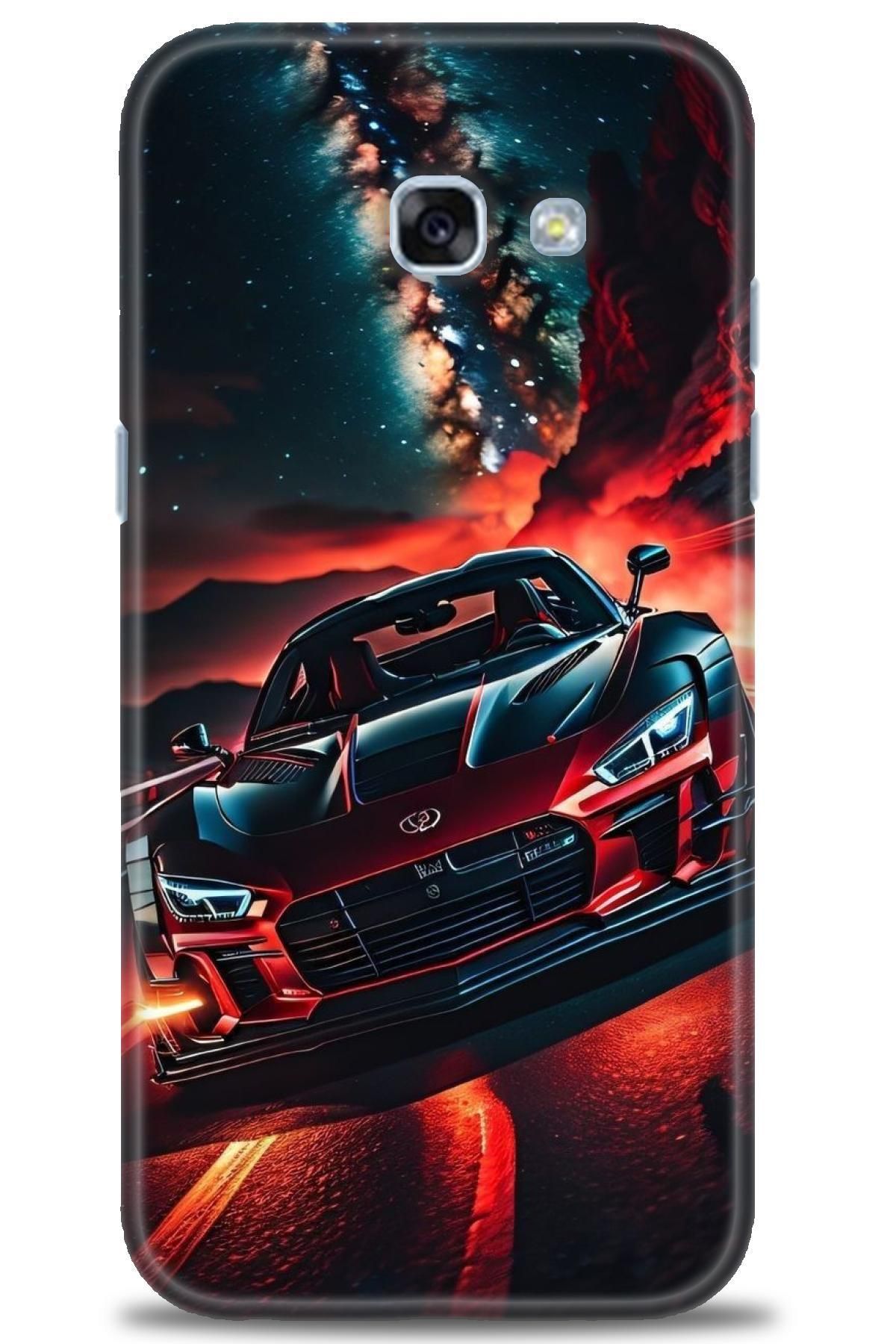 CooperTech Samsung Galaxy A5 2017 İle Uyumlu HD Baskılı Desenli Silikon Kılıf - 858