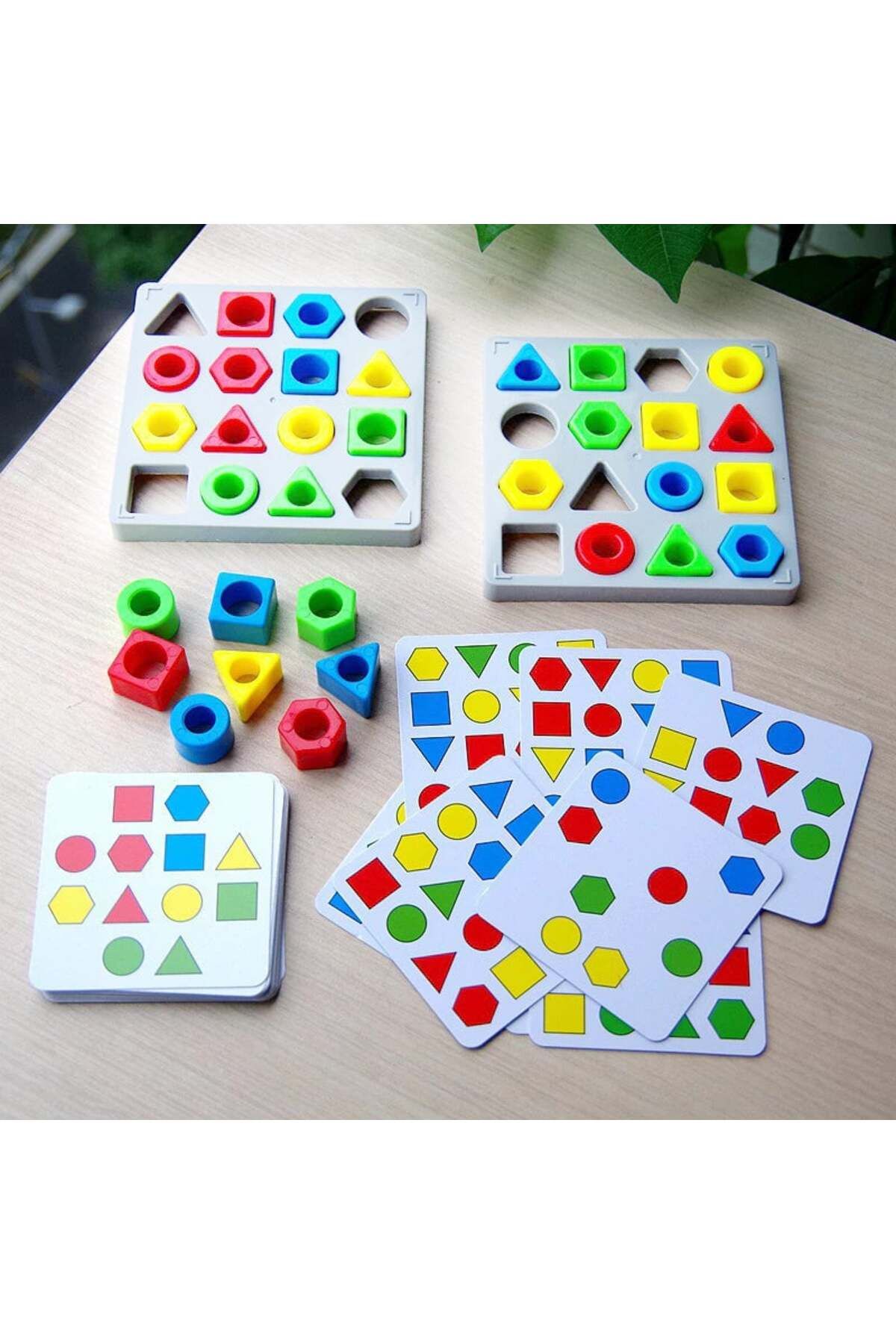 talaşoğlu Montessori şekil eşleştirme oyunu 3+
