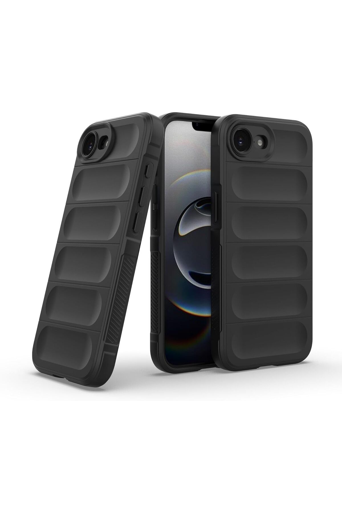 Rivor Apple iPhone 16e Uyumlu Kılıf Kamera Korumalı Parmak İzi Bırakmaz İçi Kadife Sıvı Silikon Kapak