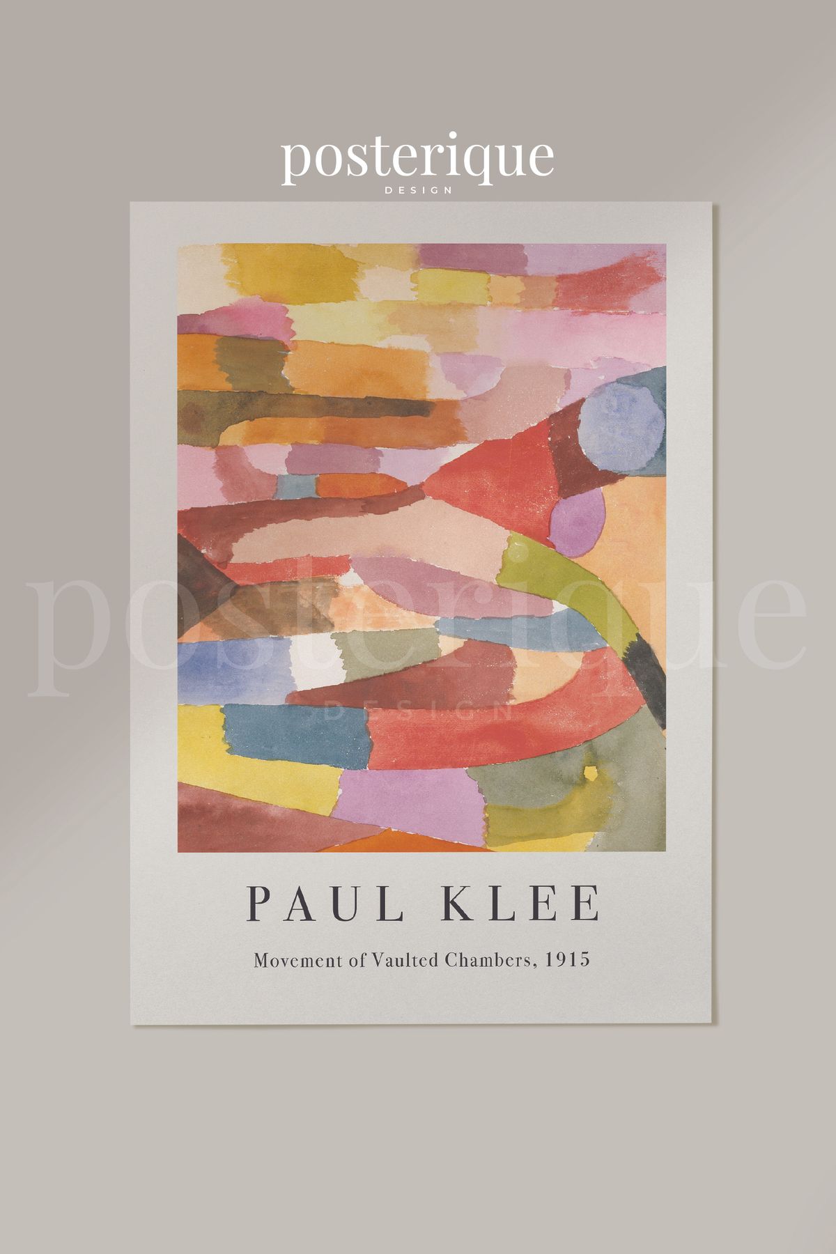 posterique Paul Klee Çerçevesiz Poster Minimal Modern Dekoratif Tablo