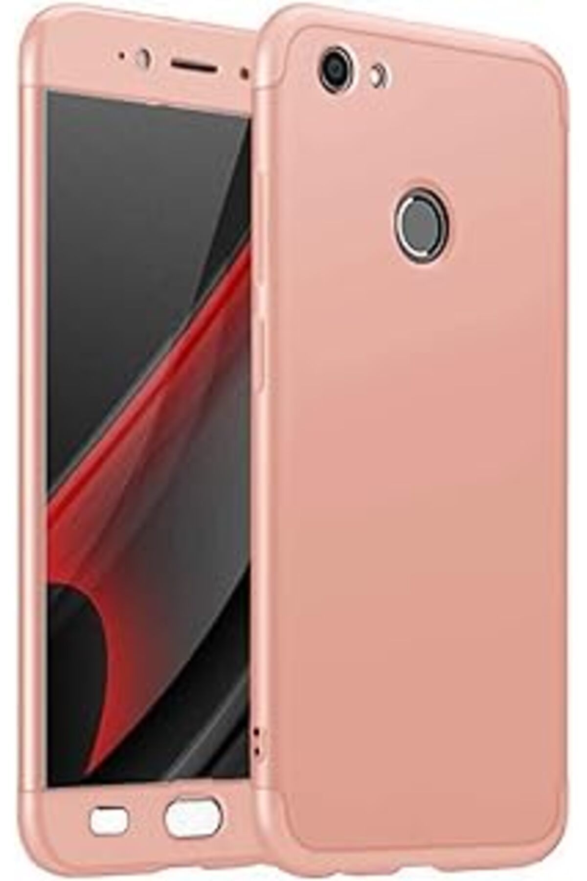 Qedii Microsonic Xiaomi Redmi Note 5A Prime Için Kılıf Double Dip 360 Protective Rose Gold [Redmi Note 5A