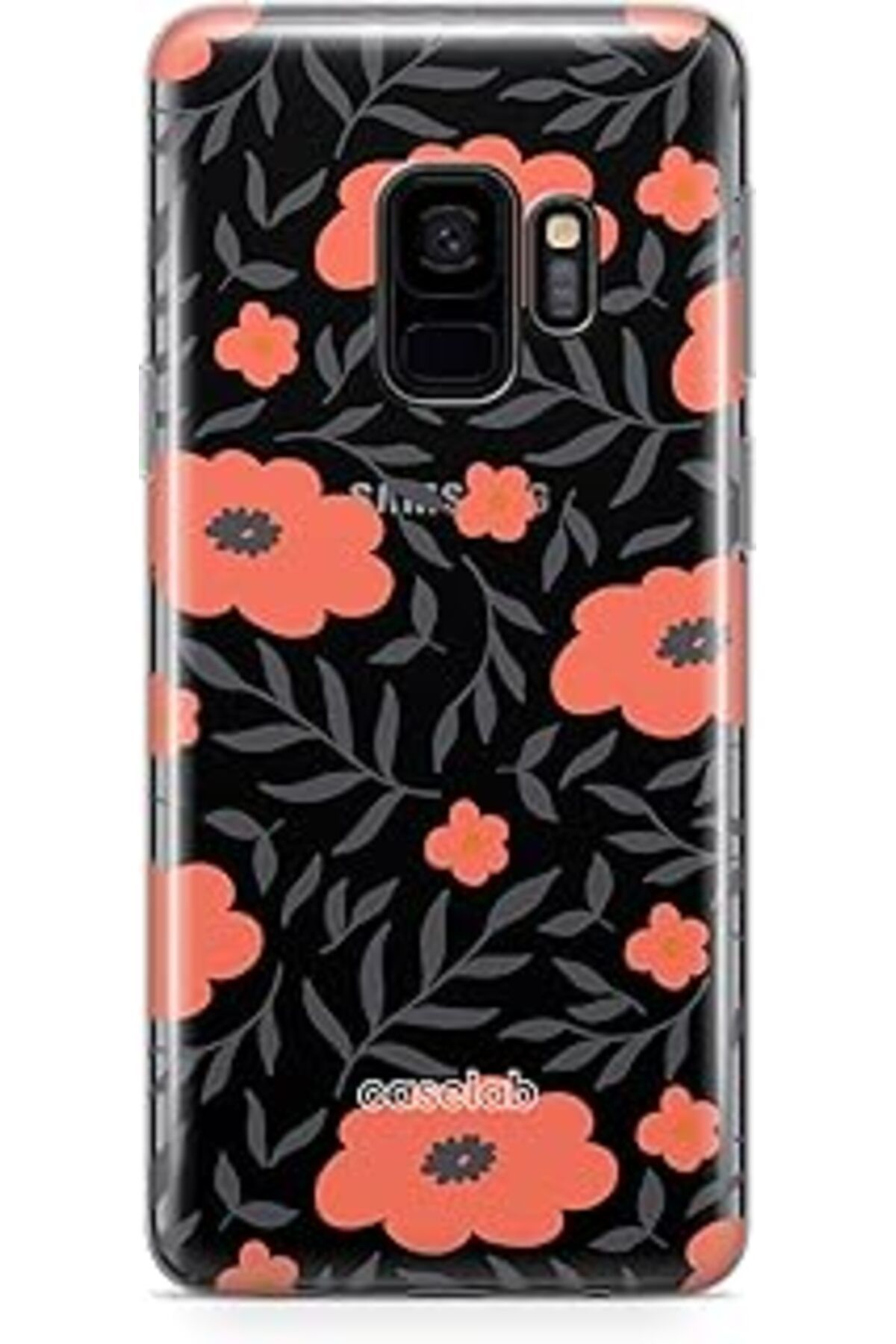 Pazarcan Caseslab Samsung S9 Plus Şeffaf Telefon Kılıfı - Ordinary Flowers