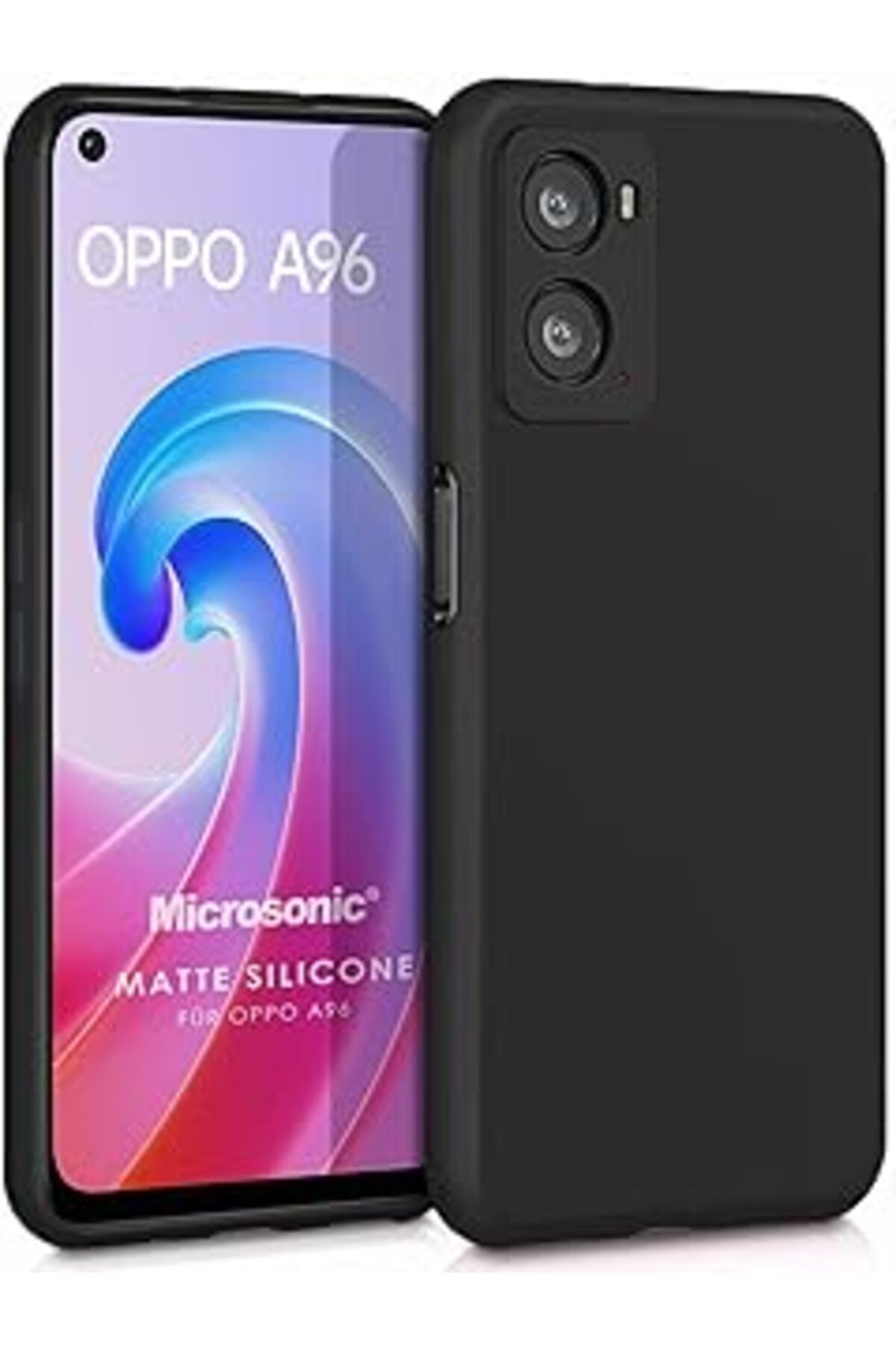 Pazarcan Microsonic Matte Silicone Oppo A36 Için Kılıf Siyah [A36 Ile Uyumlu Kılıf - Siyah]