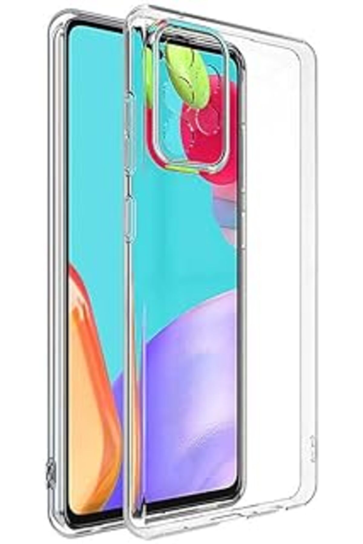 Karachil Zore Galaxy Ile Uyumlu A32 5G Kılıf Zore Süper Silikon Kapak Renksiz