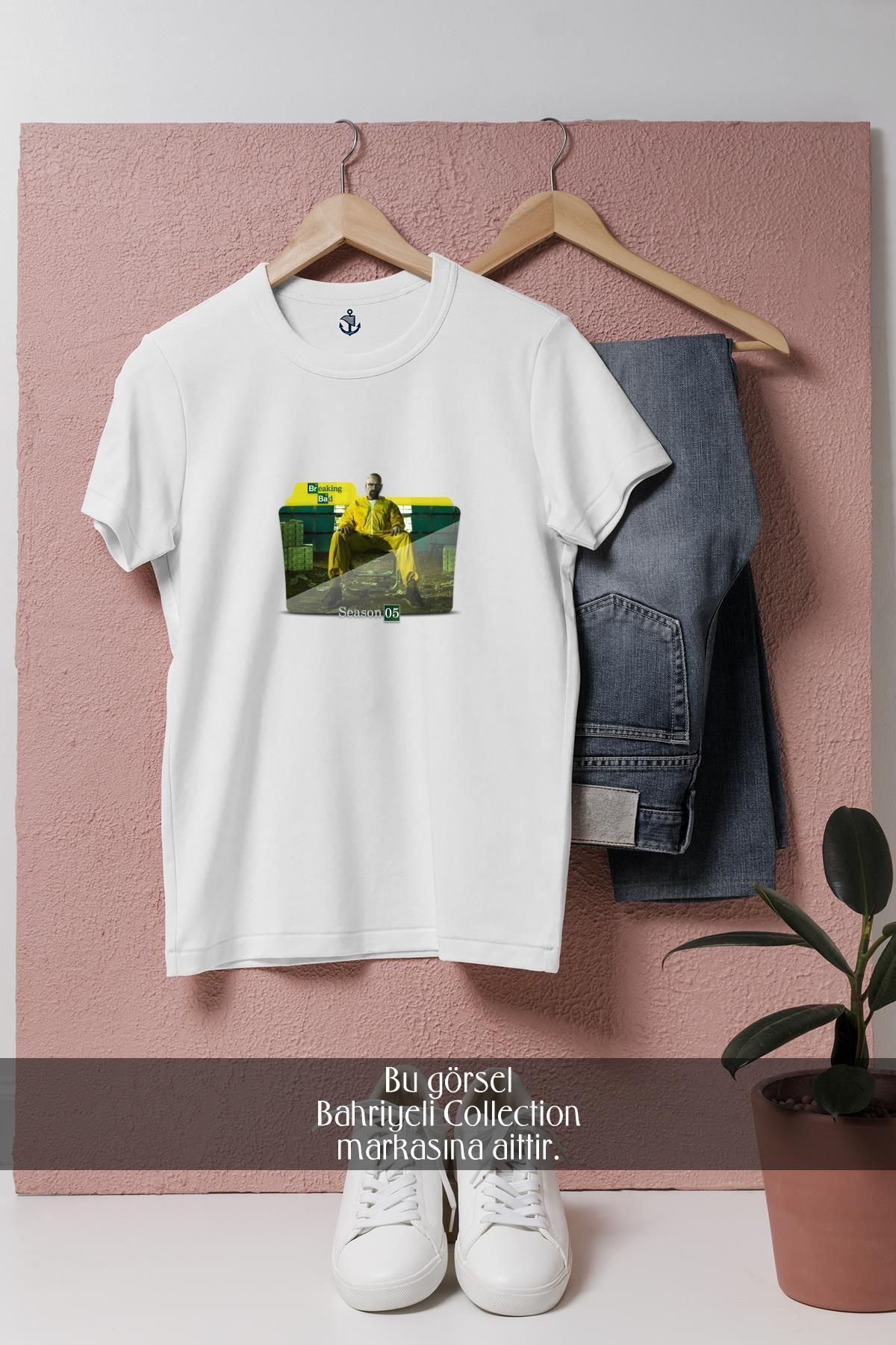 Bahriyeli Collection Oversize Breaking Bad Season Tasarımlı Unisex T-Shirt