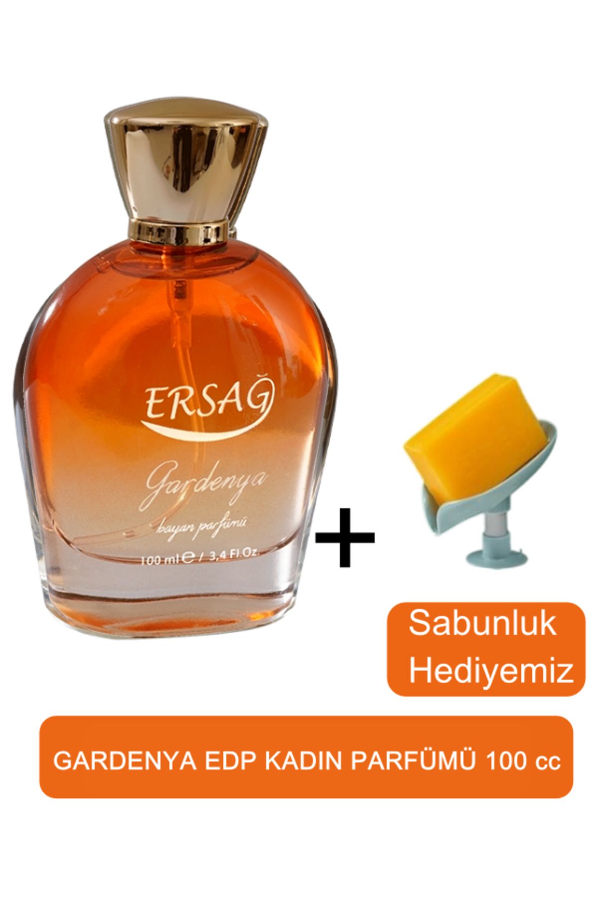 Ersağ Gardenya Kadın Parfüm 100cc - Sabunluk Hediyemiz 5014-04