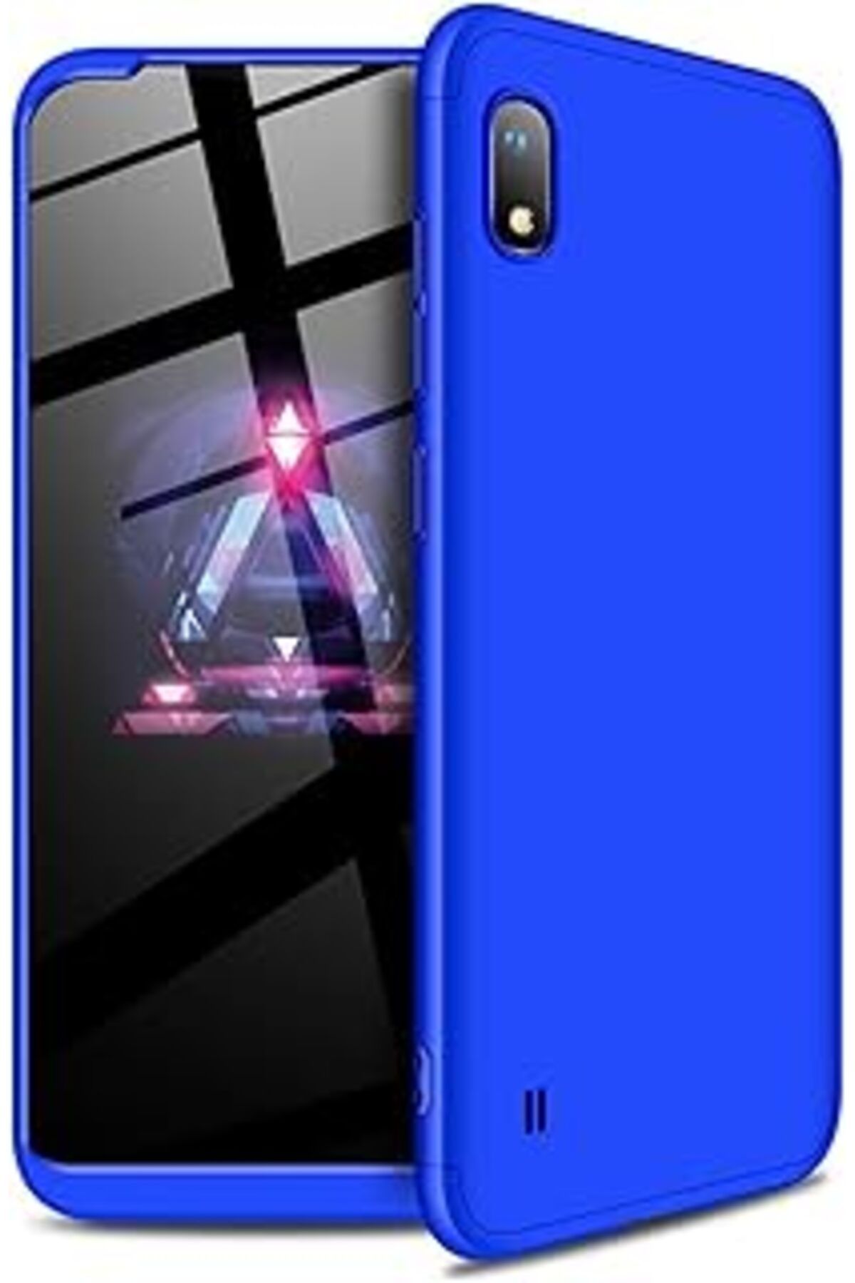 Pazarcan Microsonic Galaxy A10 Kılıf Double Dip 360 Protective Mavi [Galaxy A10 Ile Uyumlu Kılıf - Mavi]