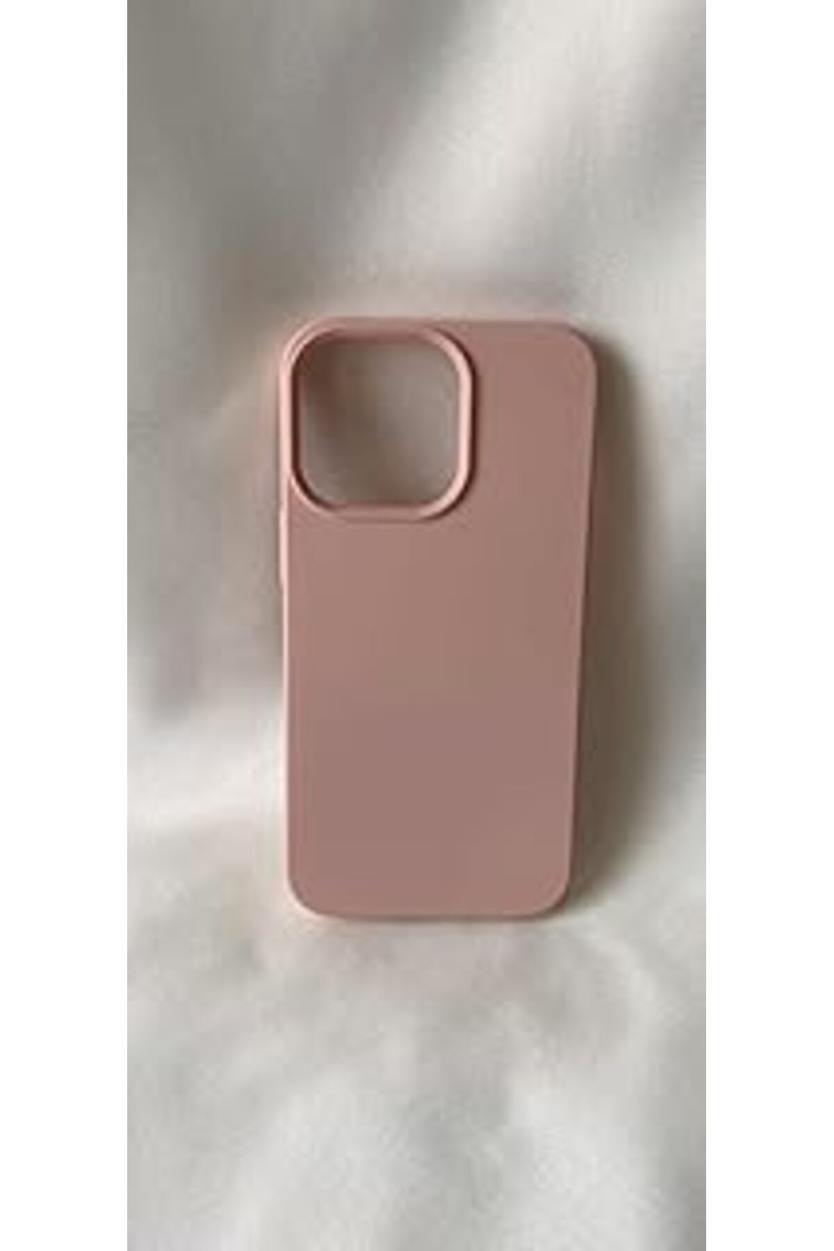 Pazarcan Iphone 13 Pro Ile Uyumlu, Lansman Silikon İçi Kadife Telefon Kılıfı (Açik Pembe)