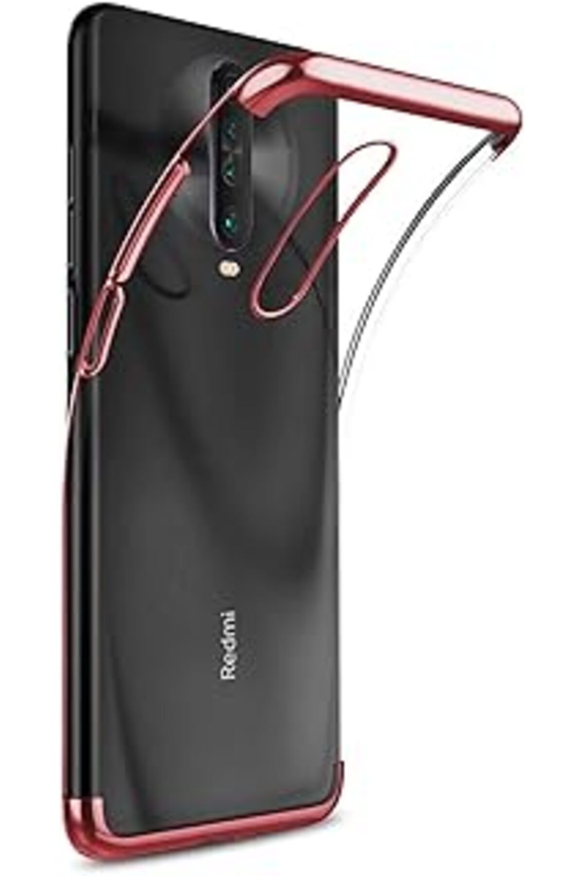 Pazarcan Caseup Xiaomi Redmi K30 Uyumlu Kılıf, Caseup Laser Glow Rose Gold