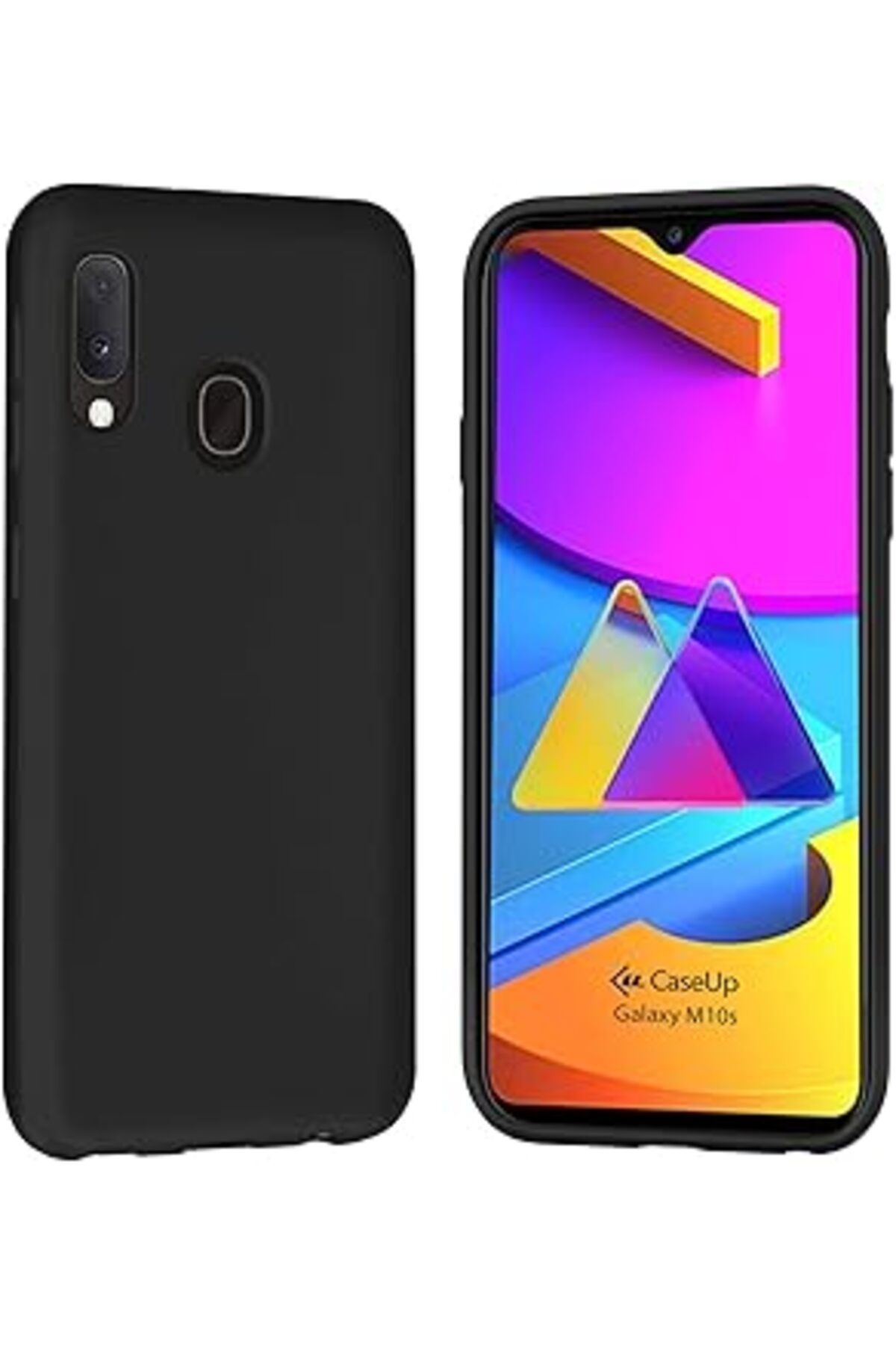 Pazarcan Caseup Galaxy M10S Uyumlu Kılıf, Caseup Matte Surface Siyah
