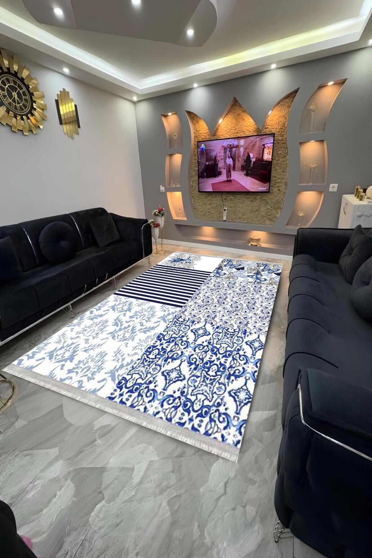 Home Dot Tabanlı yıkanabilir, leke tutmayan halı
