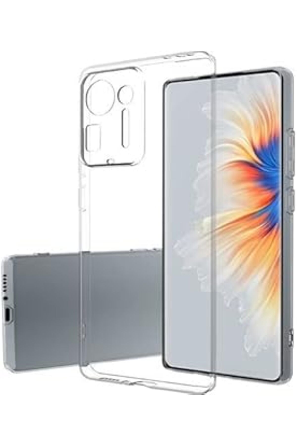 Qedii Ehr. Xiaomi Mi Mix 4 Kılıf Ultra Lüx 0.5Mm Şeffaf Silikon Kılıf