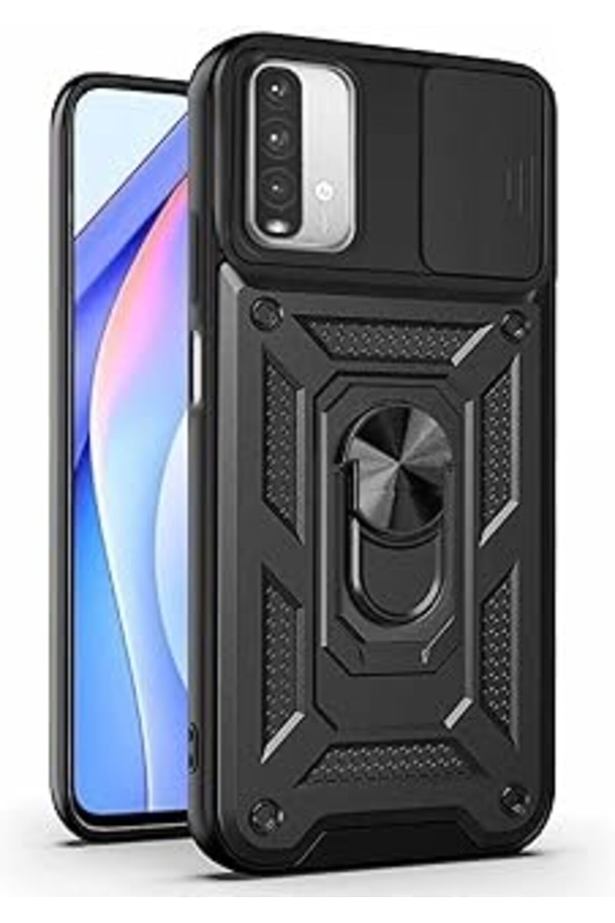Pazarcan Microsonic Redmi Note 9 4G Kılıf Impact Resistant Siyah [Redmi Note 9 4G Ile Uyumlu Kılıf - Siyah]