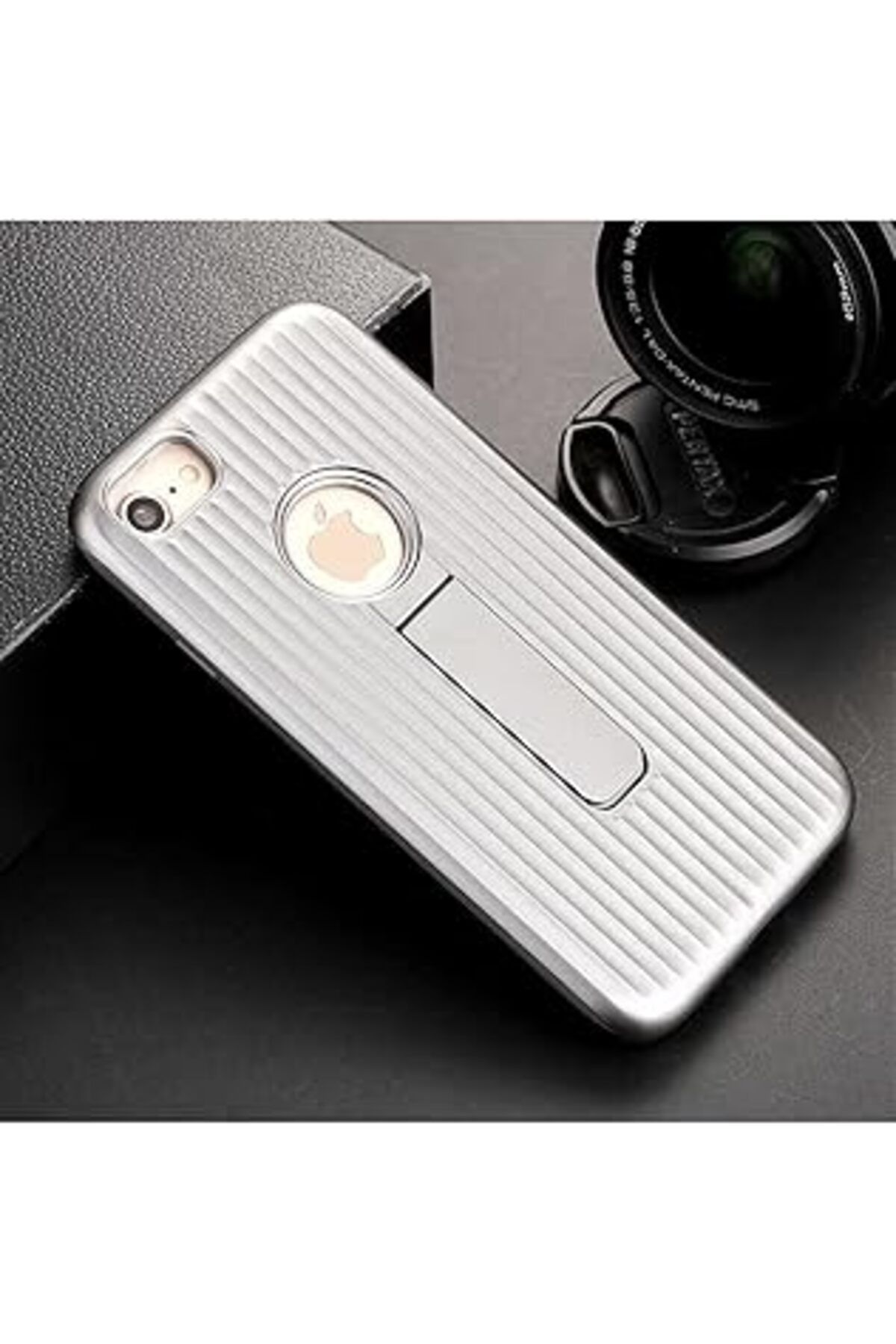 Pazarcan Zore Ip7P-Ip8P Silver Sert Ile Uyumlu Silikon Kapak