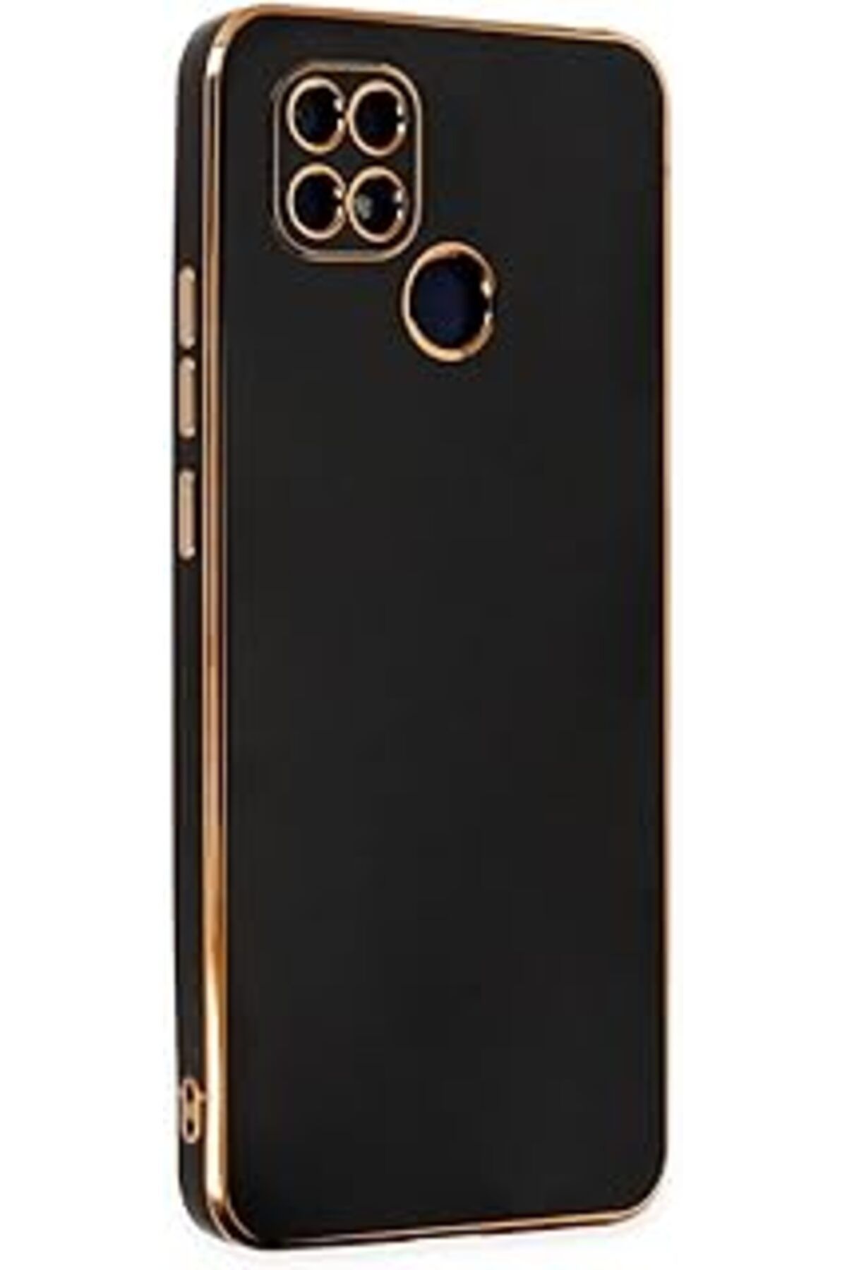 Pazarcan Microsonic Xiaomi Redmi 10A Için Kılıf Olive Plated Siyah [Redmi 10A Ile Uyumlu Kılıf - Siyah]