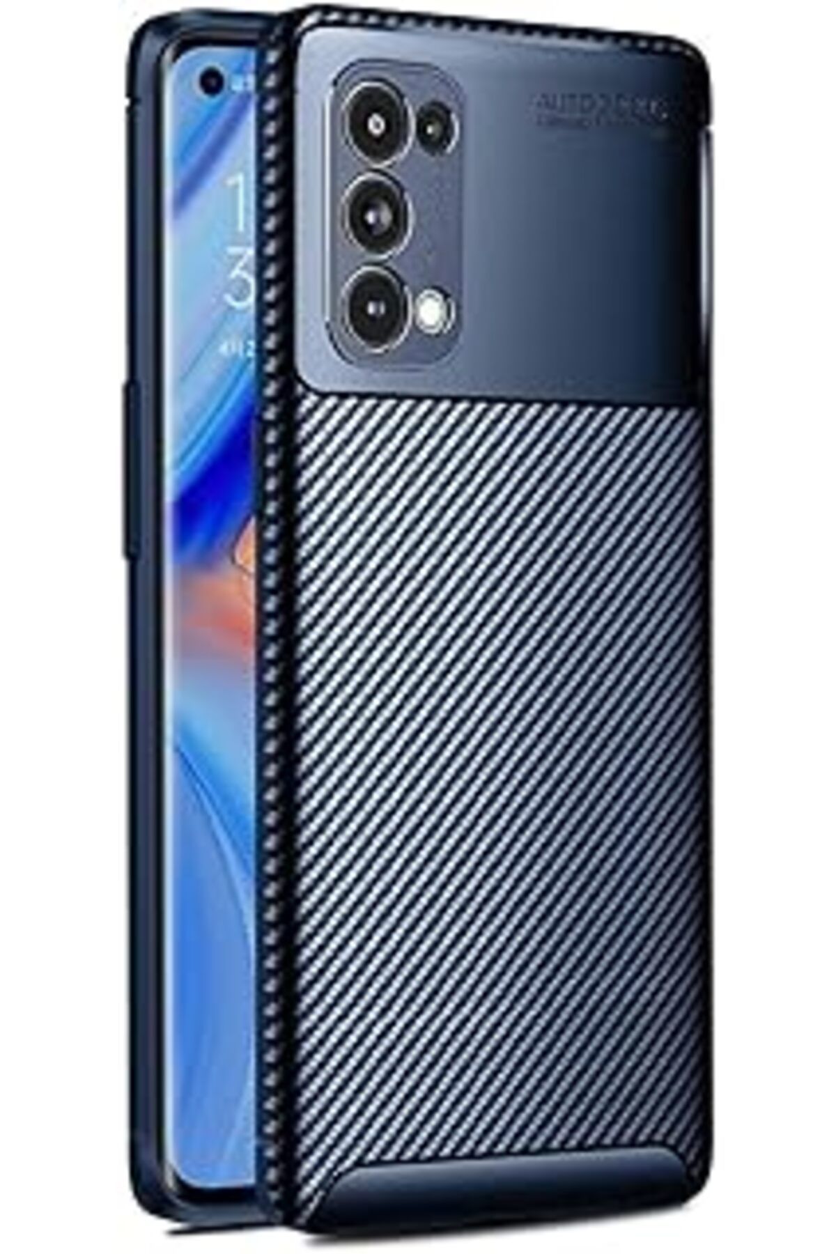 Karachil Microsonic Oppo Reno 5 Pro 5G Için Kılıf Legion Series Lacivert [Reno 5 Pro 5G Ile Uyumlu Kılıf - L