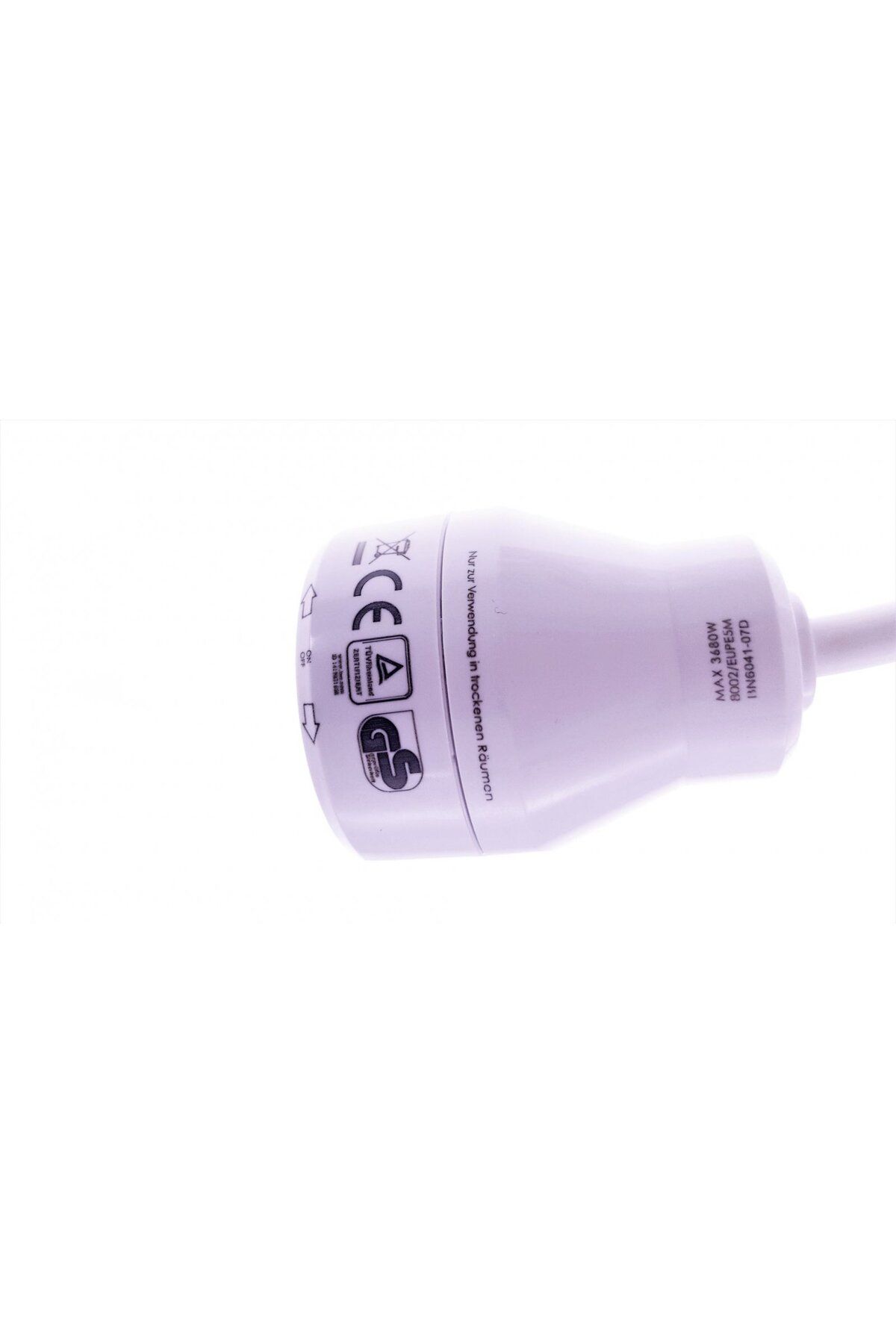 Allocacoc-Extension Cable 5m, White - 3680w Max, Eupe5m | With On/off Button By Turning 4