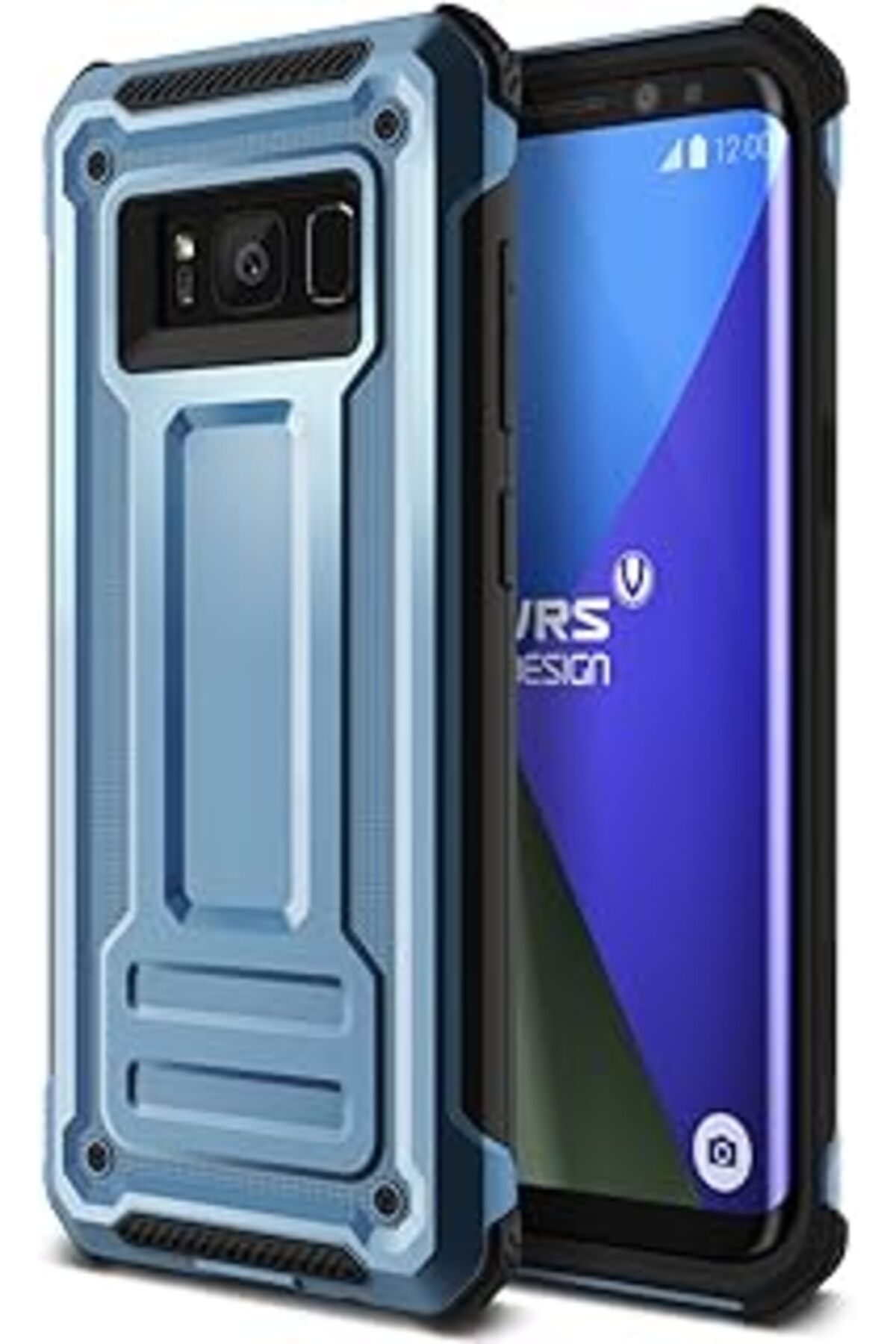 Pazarcan Vrs Design Vrs86333 Galaxy S8 Terra Guard Kılıf, Arka Kapak Blue Coral