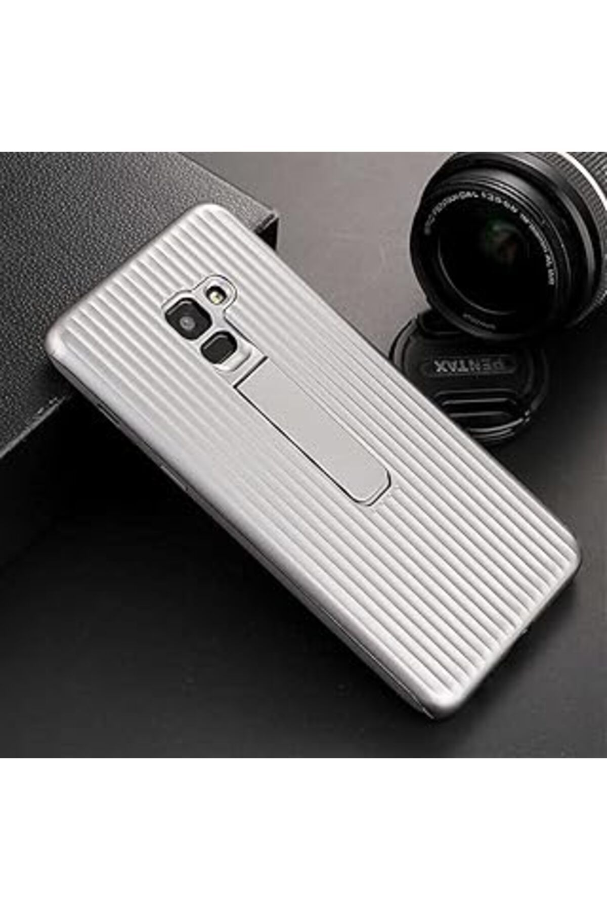 Pazarcan Zore Wave A8 Plus 2018 Silver Sert Silikon Kapak