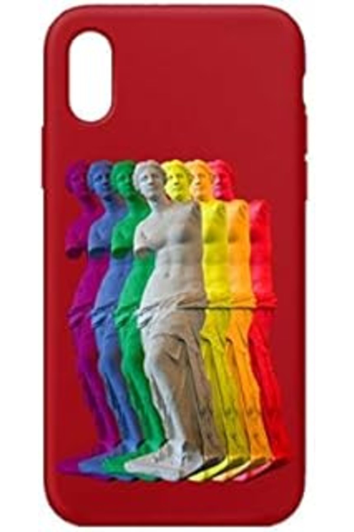 Pazarcan Sumthincs St372 Summer Venus Premium Kırmızı Iphone X/Xs Için Telefon Kılıfı