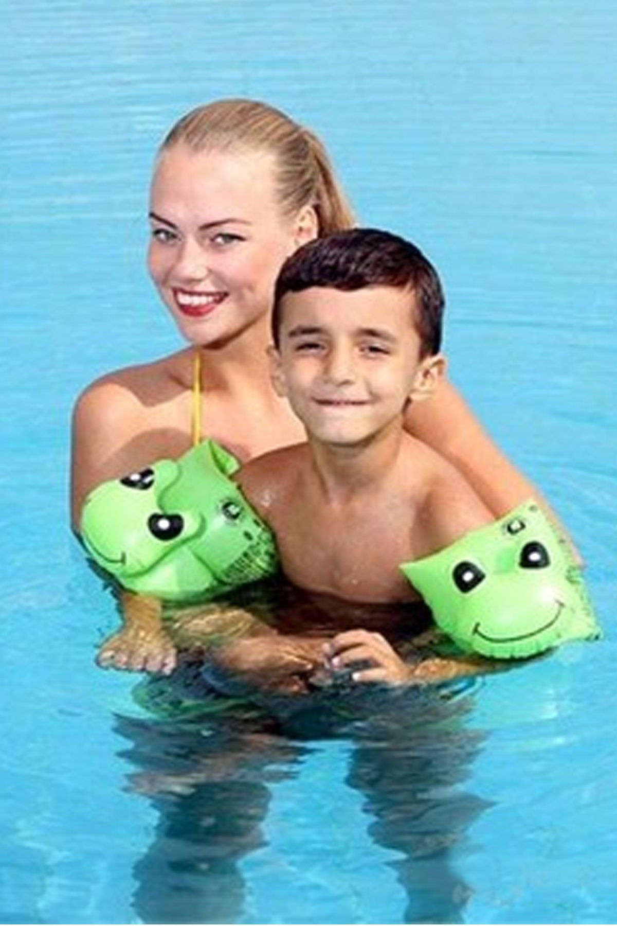 direkstoktan Çocuklar İçin 3D Kurbağa Havuz Deniz Kolluğu - Frog Arm Band