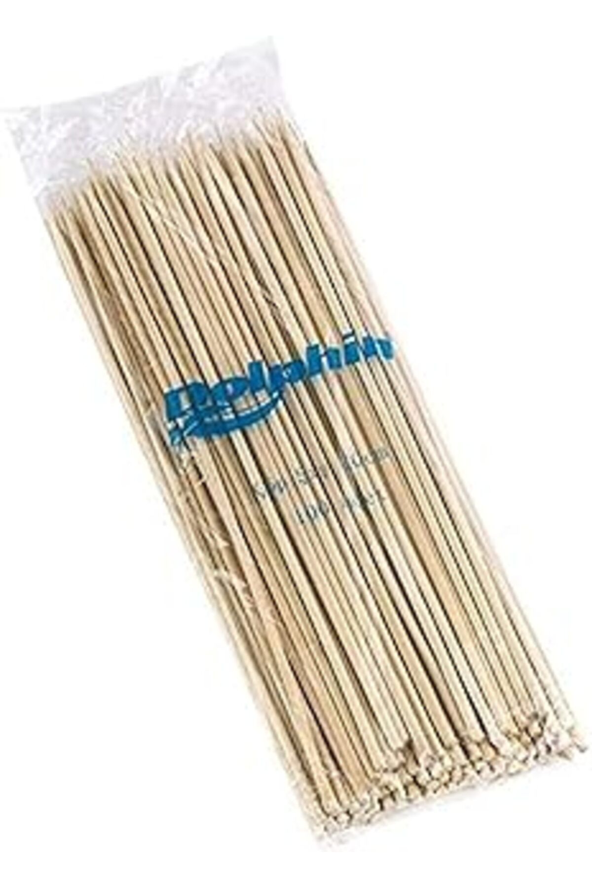 Pazarcan Kullan At Market Dolphin Bambu Çöp Şiş 20cm X 2,5 Mm 100'lü