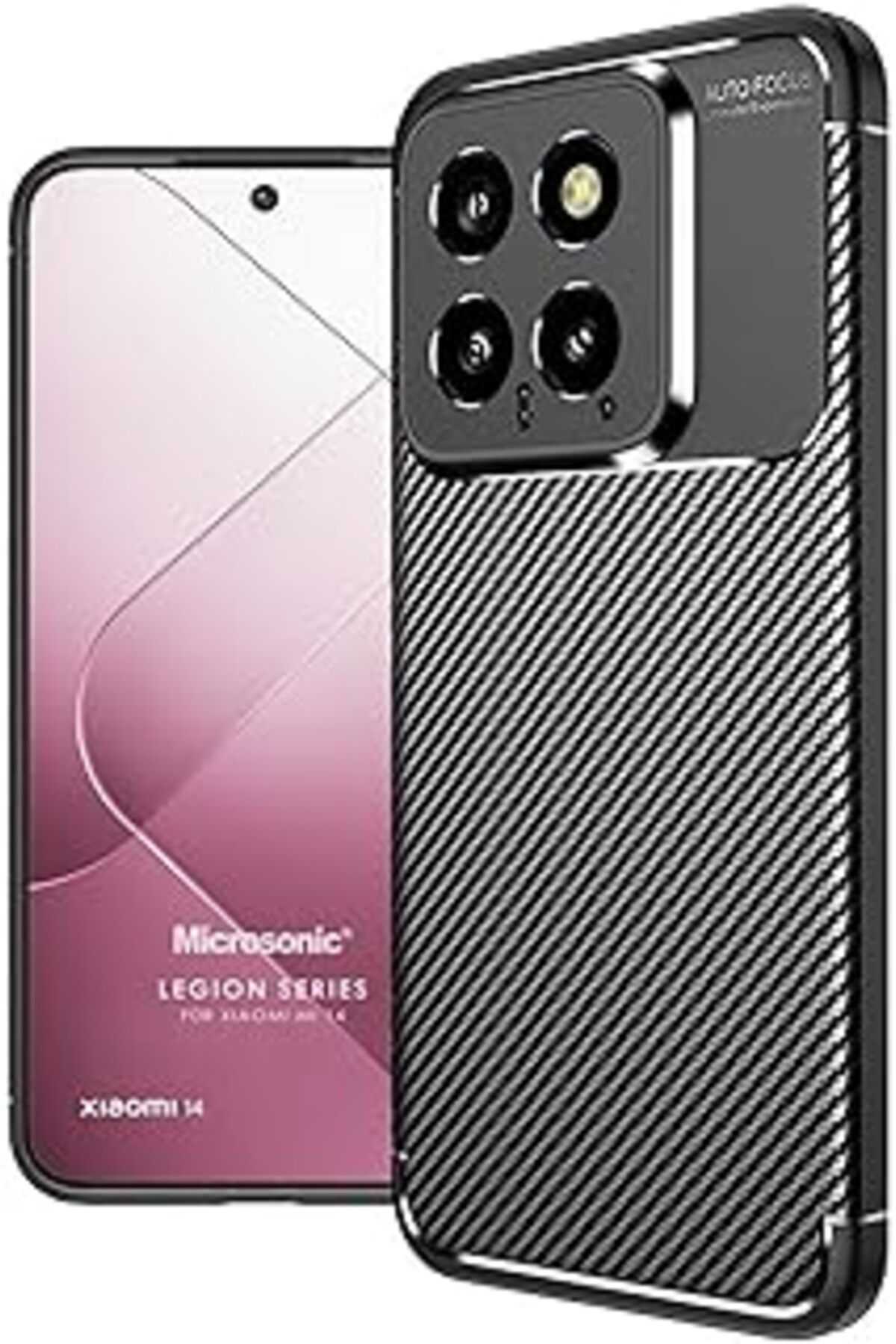 Karachil Microsonic Xiaomi Mi 14 Için Kılıf Legion Series Siyah [Mi 14 Ile Uyumlu Kılıf - Siyah]