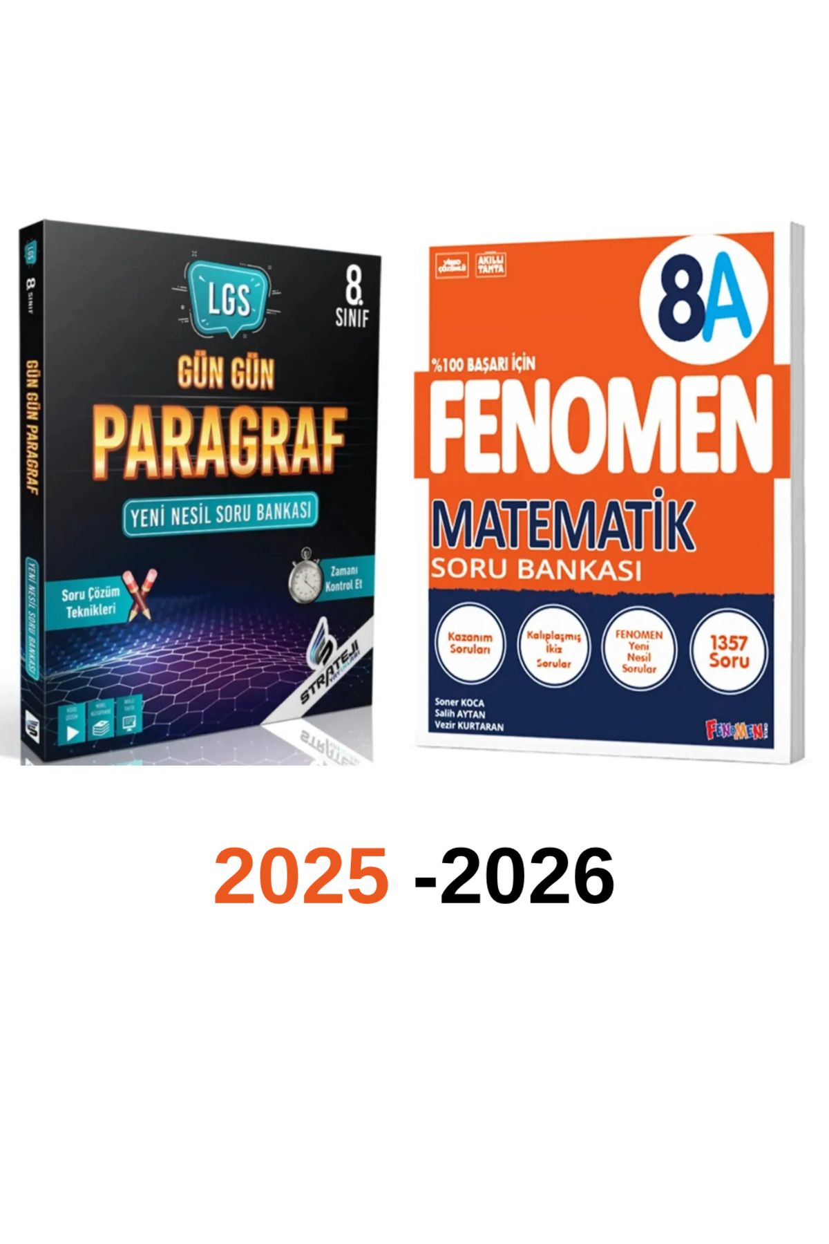 Limit Yayınları STRATEJİ 8.SINIF GÜN GÜN PARAGRAF + FENOMEN 8A MATEMATİK SET 2025 BASIM