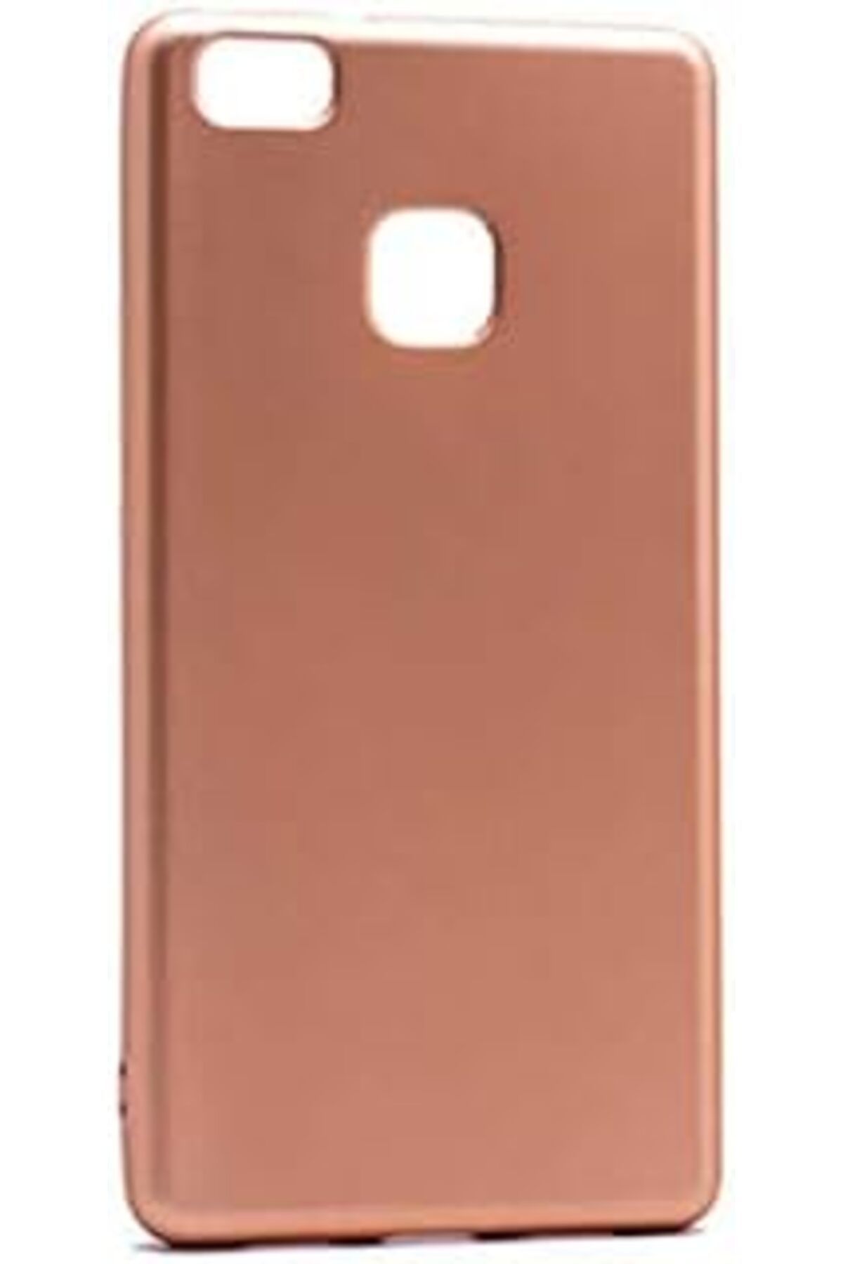 Qedii Huawei P9 Lite 2017 Uyumlu Mat Yumuşak Silikon Kılıf (Altın Rengi)
