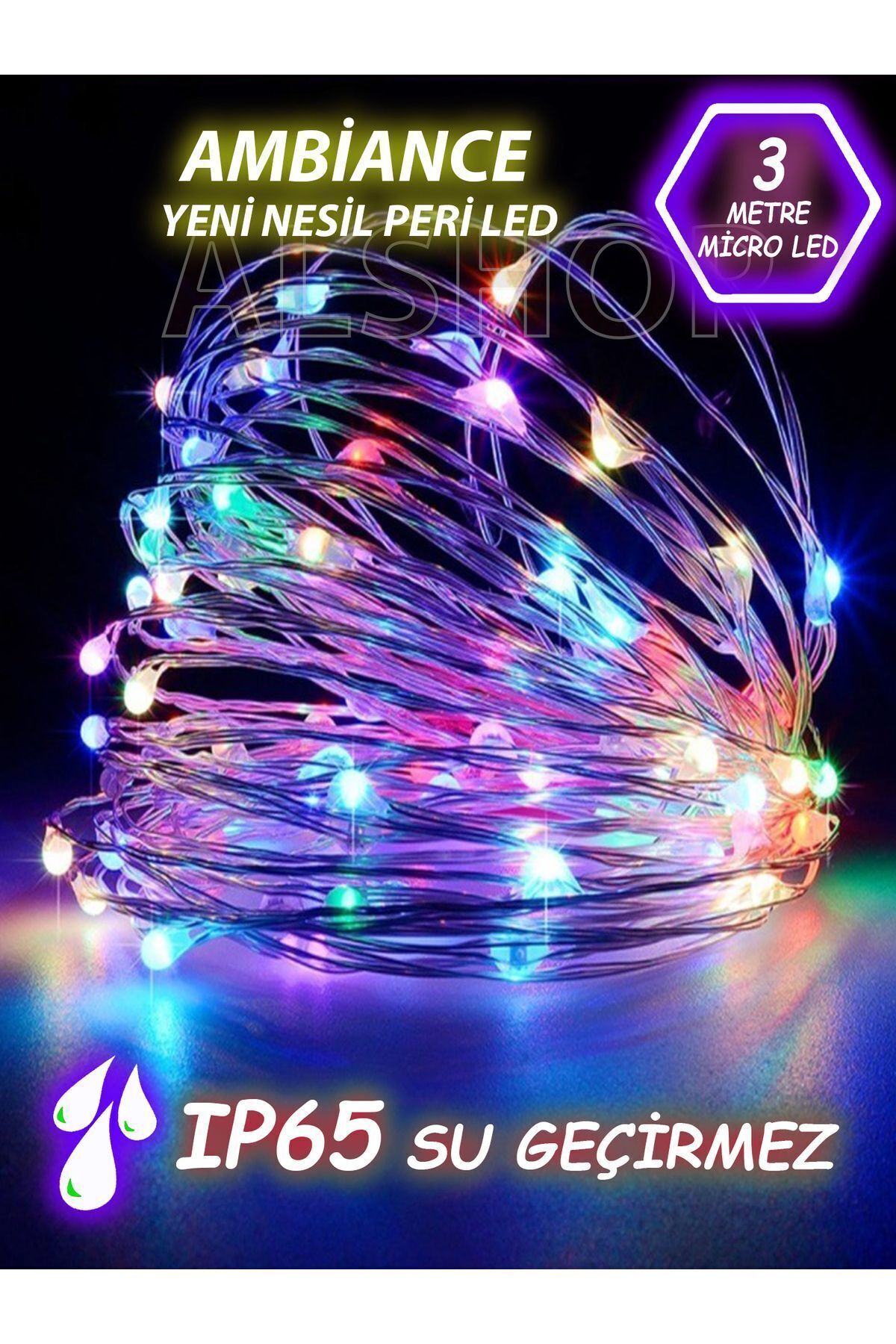 Leddünyası Yeni Nesil 3 Metre 30 Ledli Rgb Peri Led Işık