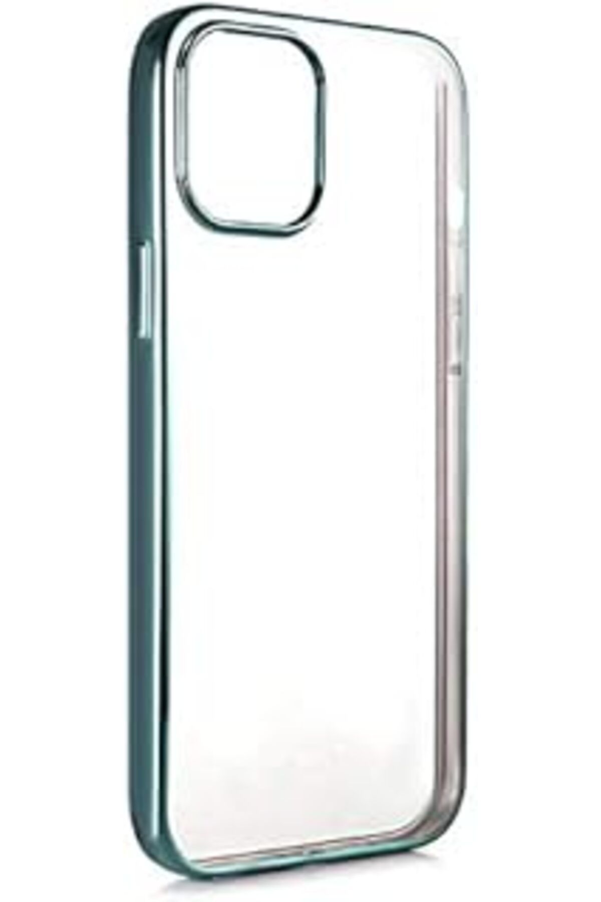 Pazarcan Zore Iphone 12 Mini Benks Glitz İnce Ve Şeffaf Koruyucu Yumuşak Kılıf, Koyu Yeşil