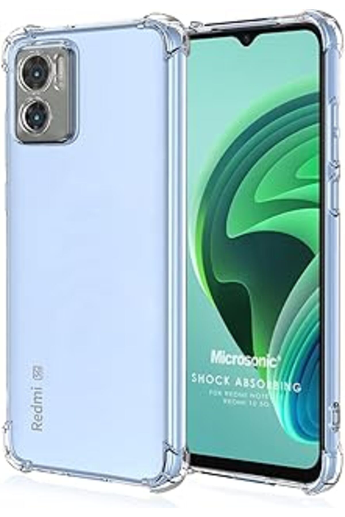 Karachil Microsonic Xiaomi Redmi Note 11E Için Kılıf Shock Absorbing Şeffaf [Redmi Note 11E Ile Uyumlu Kılıf