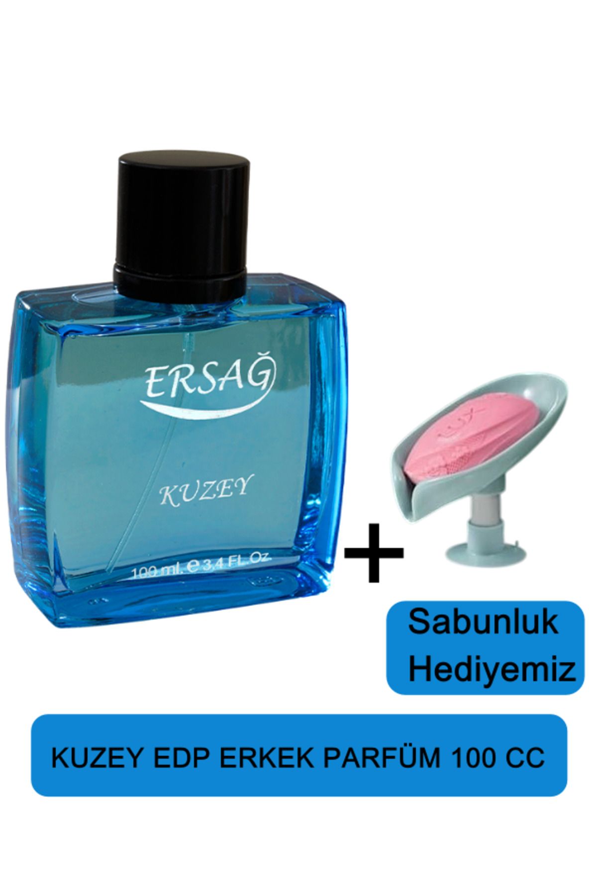 Ersağ Kuzey Erkek Parfüm 100cc - Sabunluk Hediyemiz 1002-02