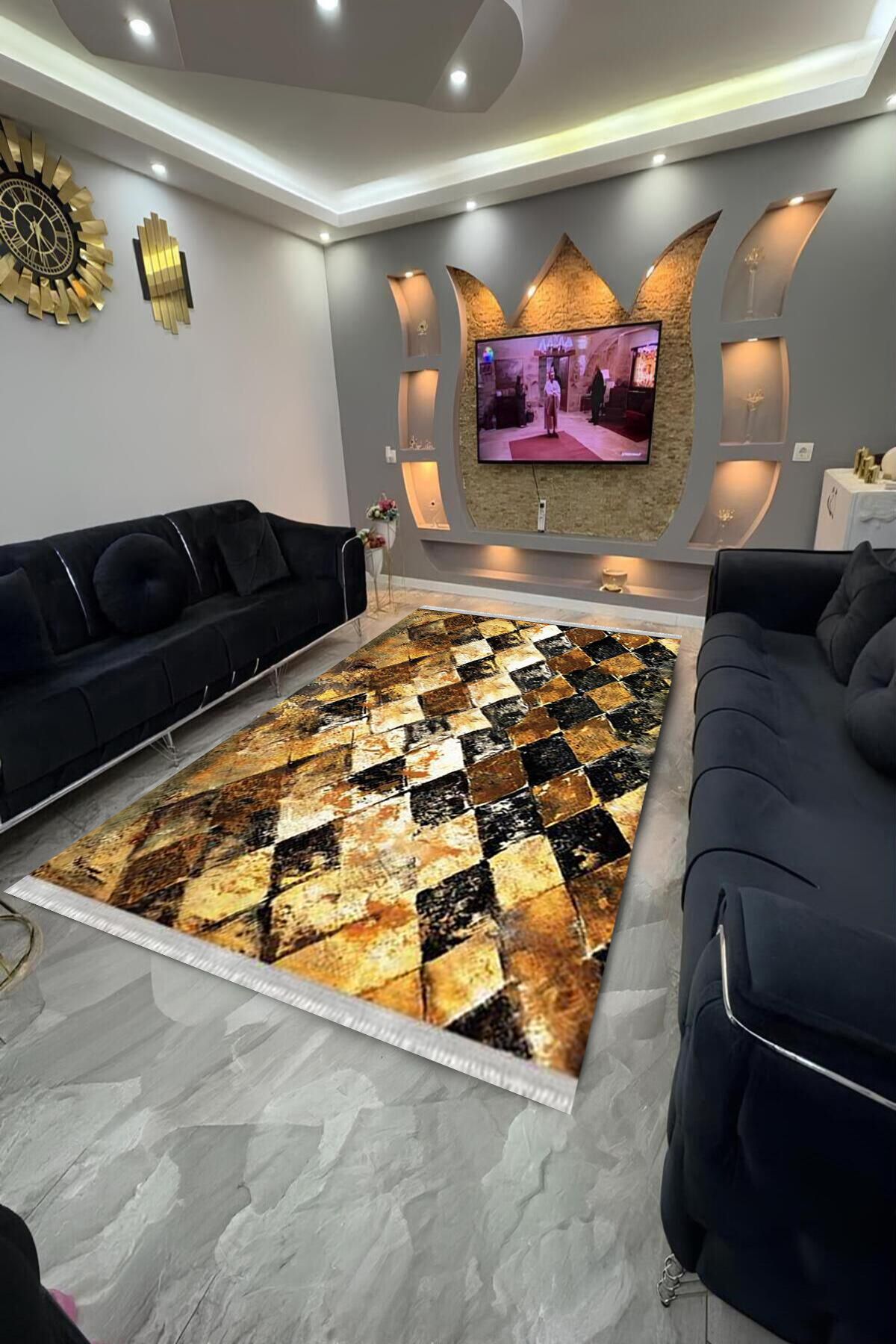 Home Dot Tabanlı yıkanabilir, leke tutmayan halı